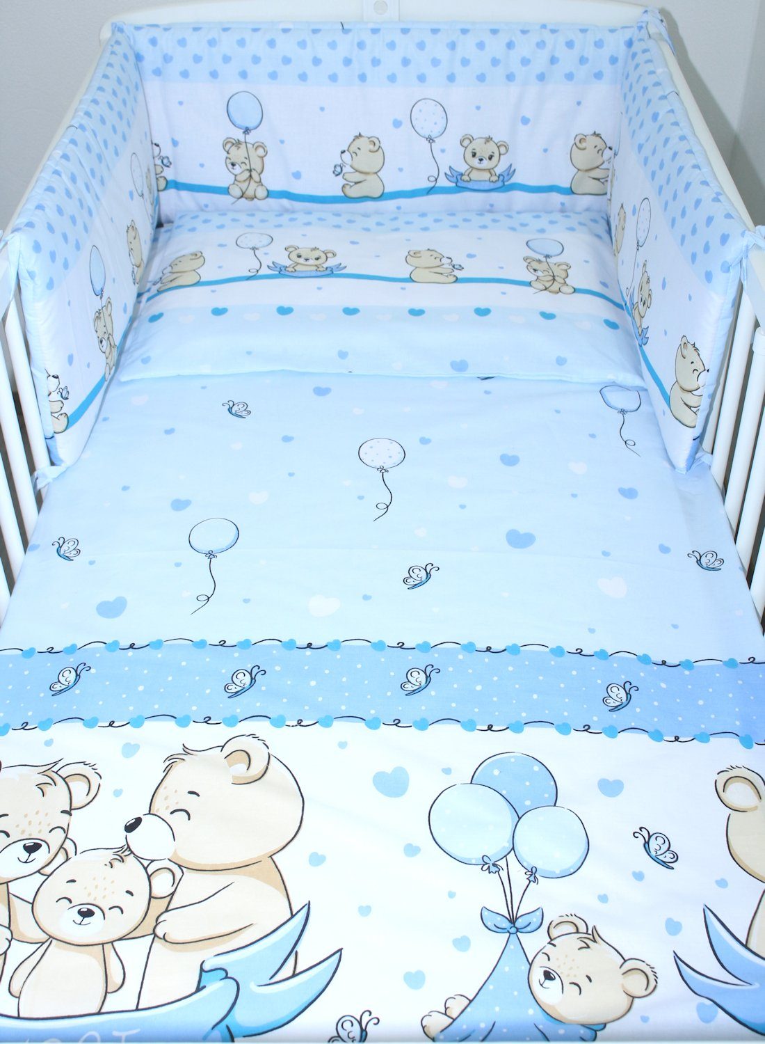 Primawela Babybettwäsche 3 teiliges Baby Bettset günstig online kaufen