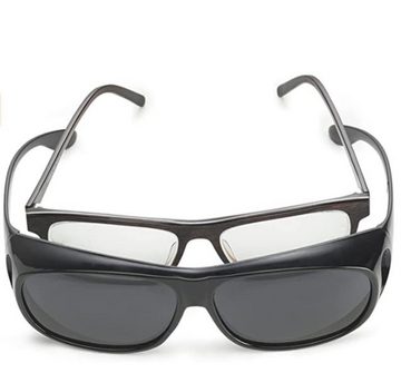 MAVURA Brille »Set DAY & NITE Sonnenüberbrille Nachtsichtüberbrille Überziehbrille Überzieh Nachtsichtbrille Sonnenbrille Überbrille für Brillenträger Autofahren Brille Polarisiert Unisex [2er Set]«