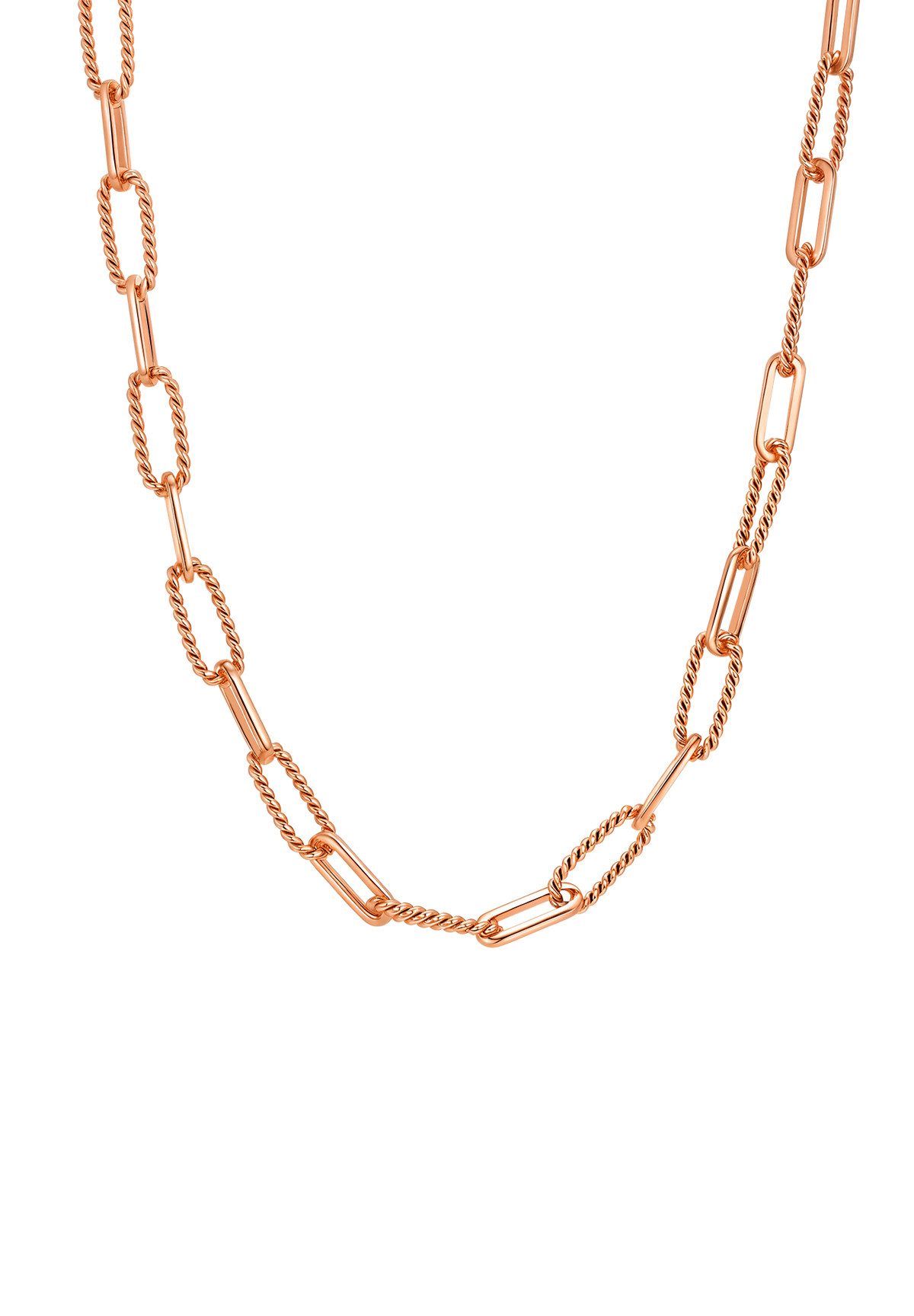 Hey Happiness Gliederkette Twist Chic, Ovale Glieder Kette, Gedrehte Damen günstig online kaufen