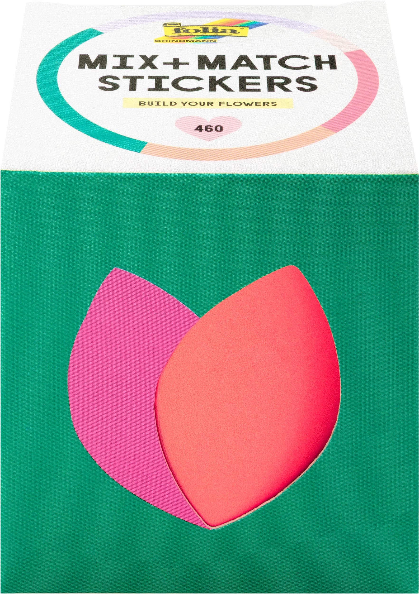 Folia Sticker Sticker Mix + Match „Fröhliche Blumen“