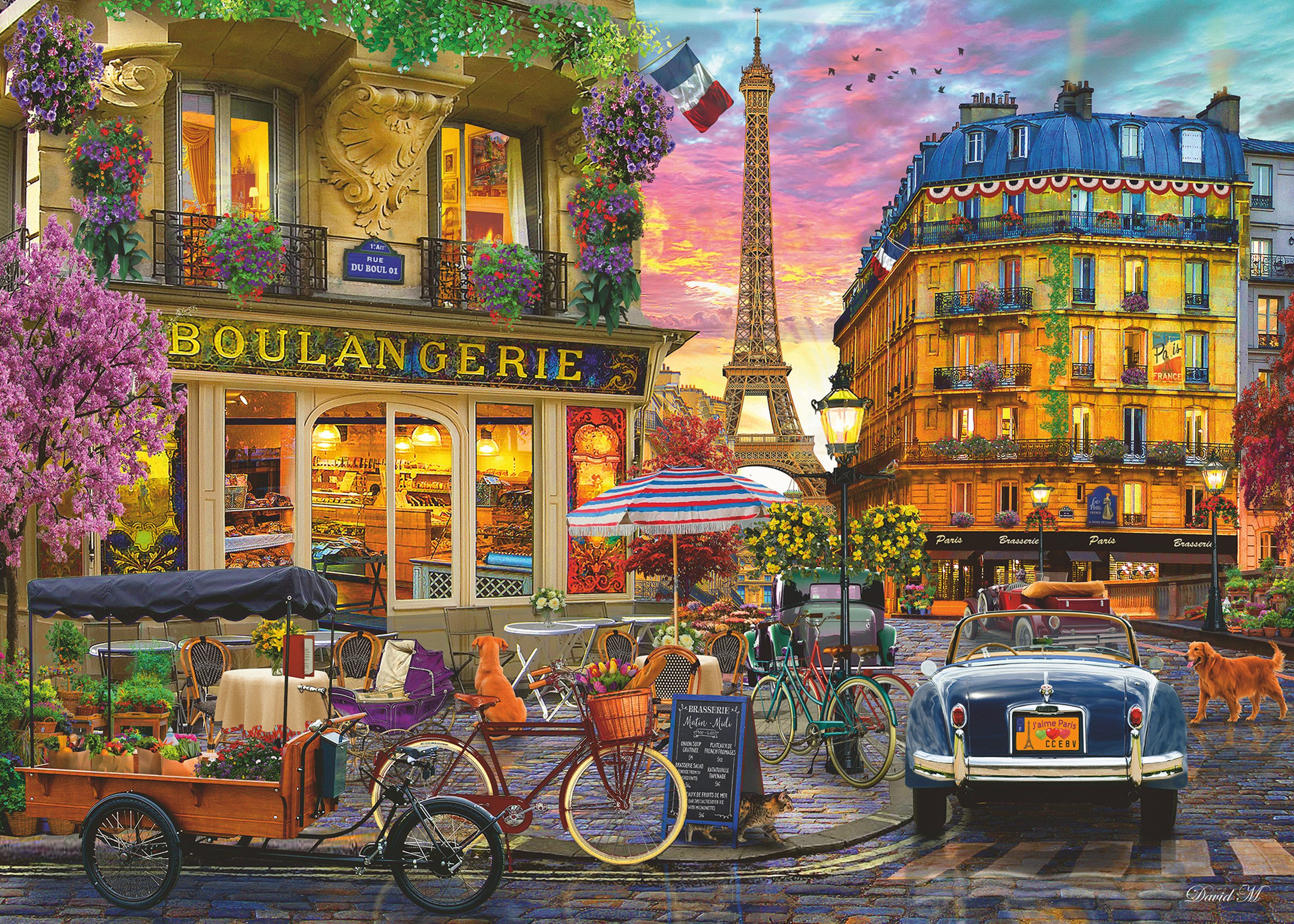 Ravensburger Puzzle Paris im Morgenrot, 1000 Puzzleteile, Made in Germany günstig online kaufen