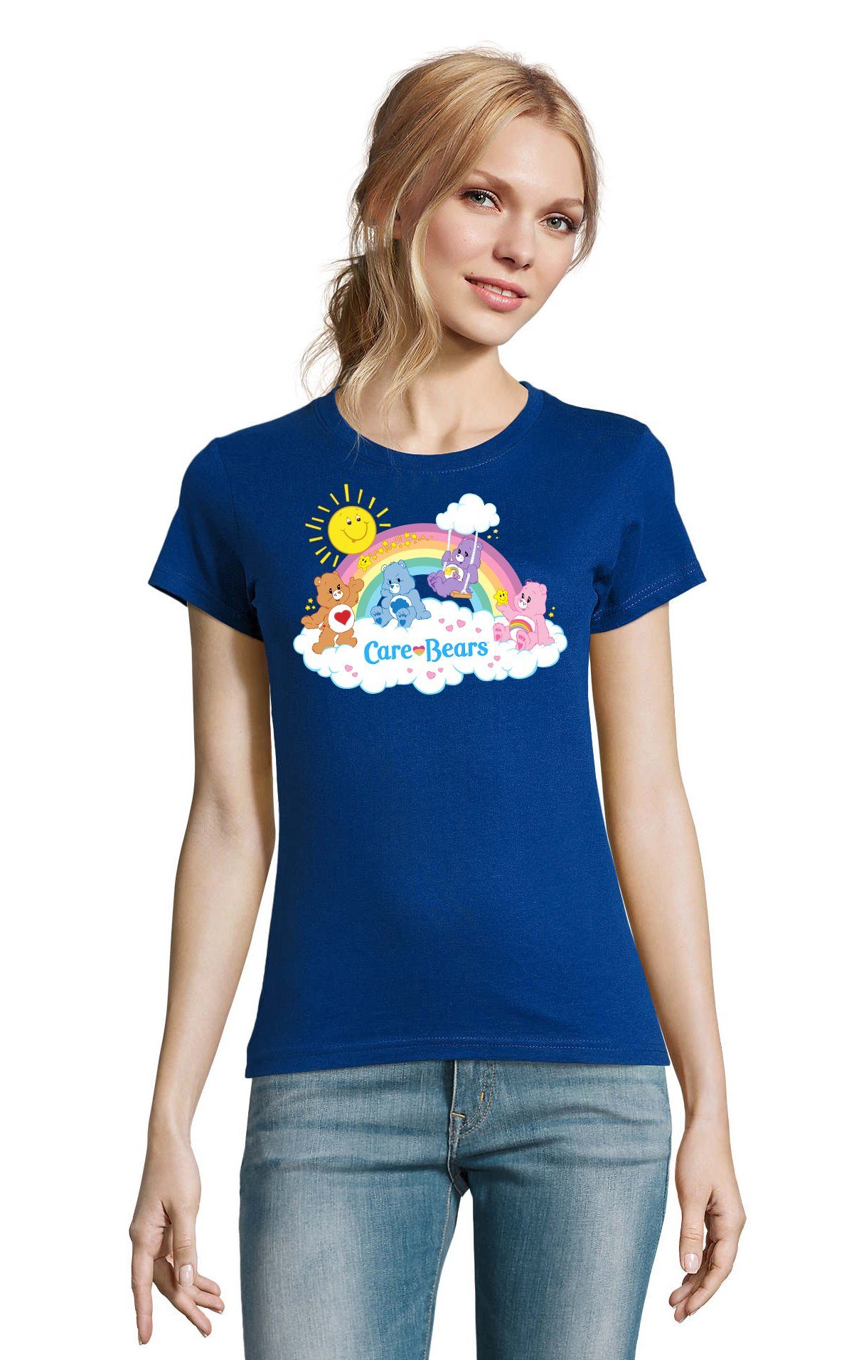 Blondie & Brownie T-Shirt Damen Glücksbärchis Sun Care Bears Hab-Dich-lieb Wolkenland