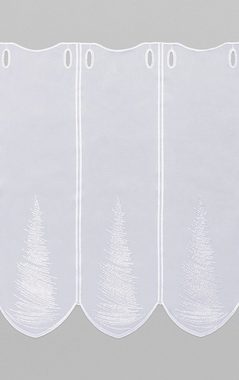 Scheibengardine moderner Tannenbaum, LYSEL®, (1 St), transparent, HxB 45x39.6cm