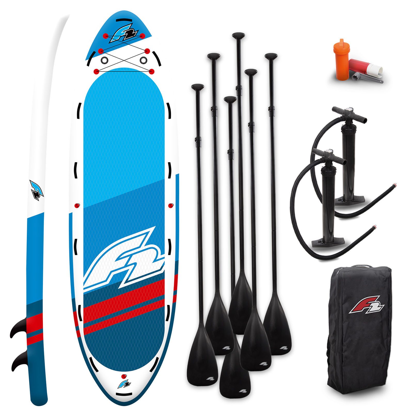 F2 SUP-Board F2 SUP Stand Up Paddle Board Big SUP Star 15'7'' Blau