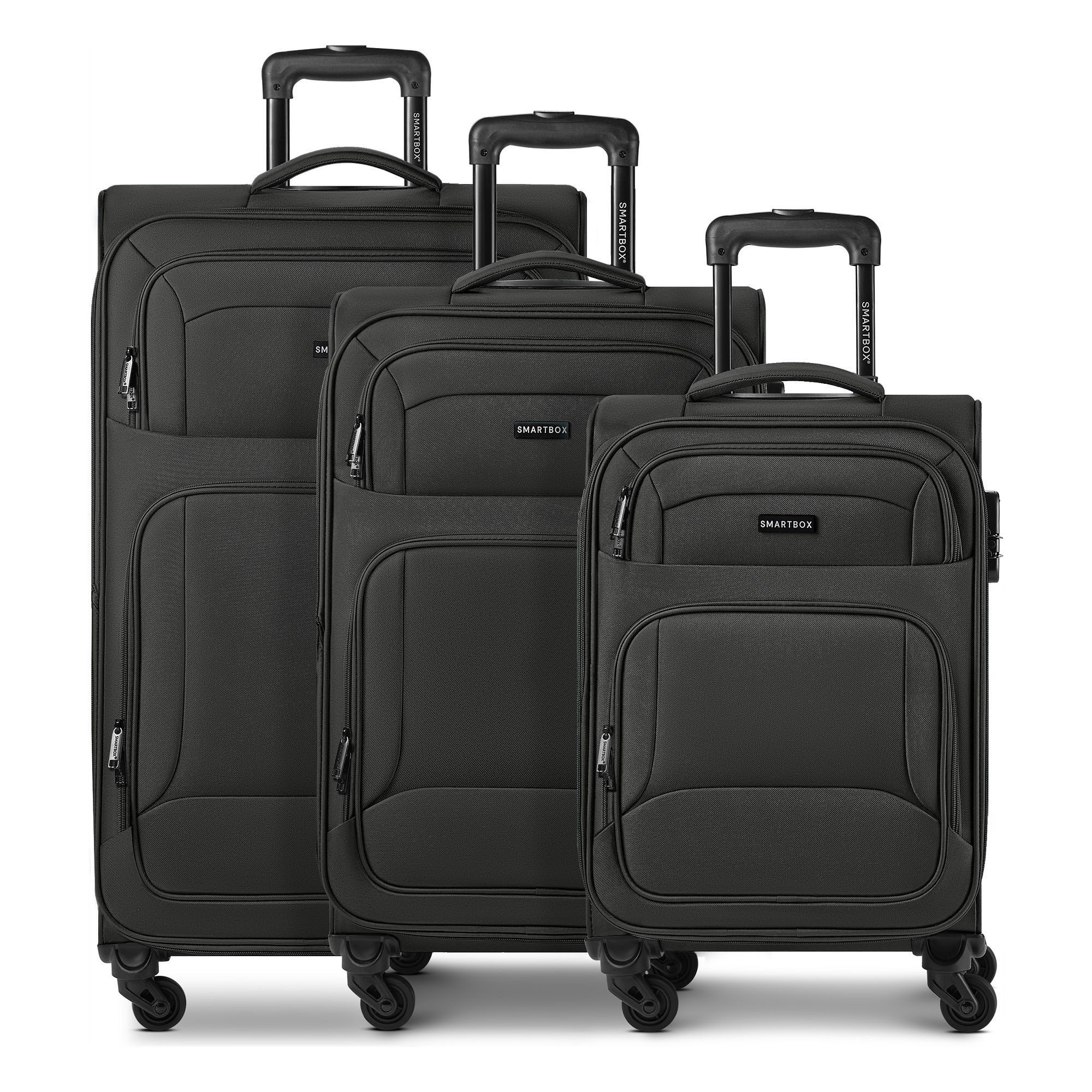 Smartbox Kofferset Edition 04 4 Rollen Kofferset 3-teilig mit Dehnfalte, (Set)