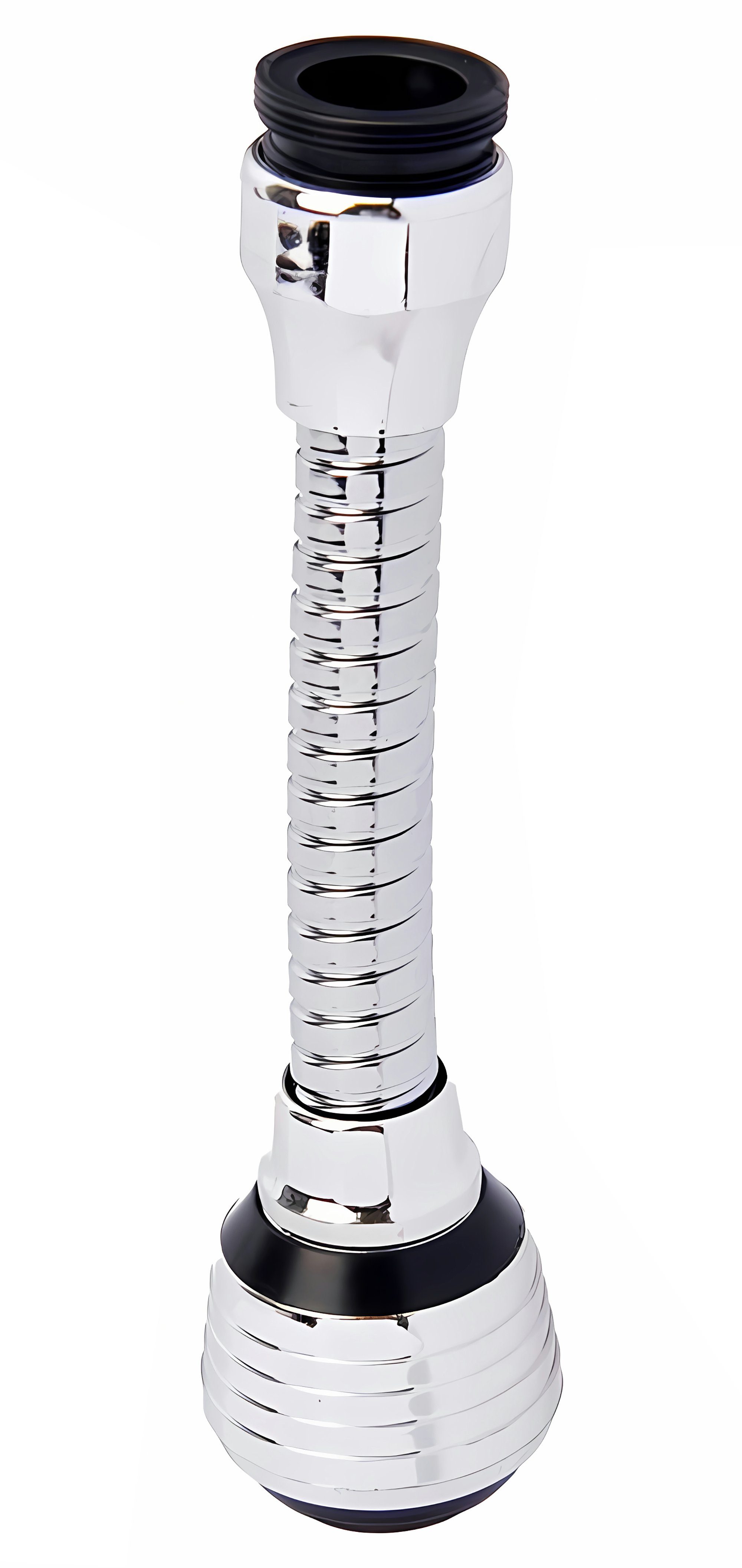 KINVARA Strahlregler BRAUSEKOPF 15cm mit 3 Funktionen Strahlregler Mischdüse 15, Schwenkbrause Wasserhahnaufsatz Wasserhahn-Aufsatz Küche Wassersparer