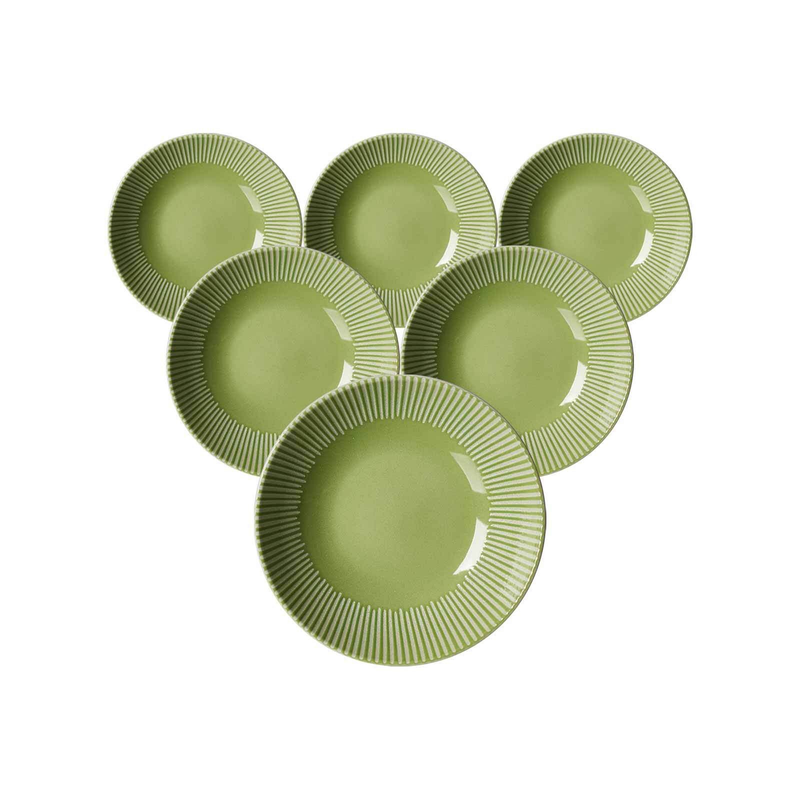 Ritzenhoff & Breker Suppenteller Banda Suppenteller ø 20 cm 6er Set, (6 St)
