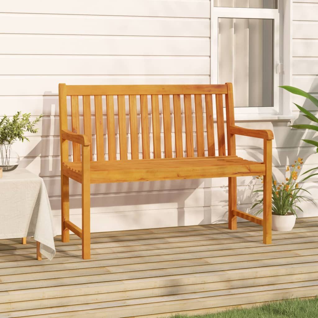 vidaXL Gartenbank Gartenbank 110 cm Massivholz (1-St)