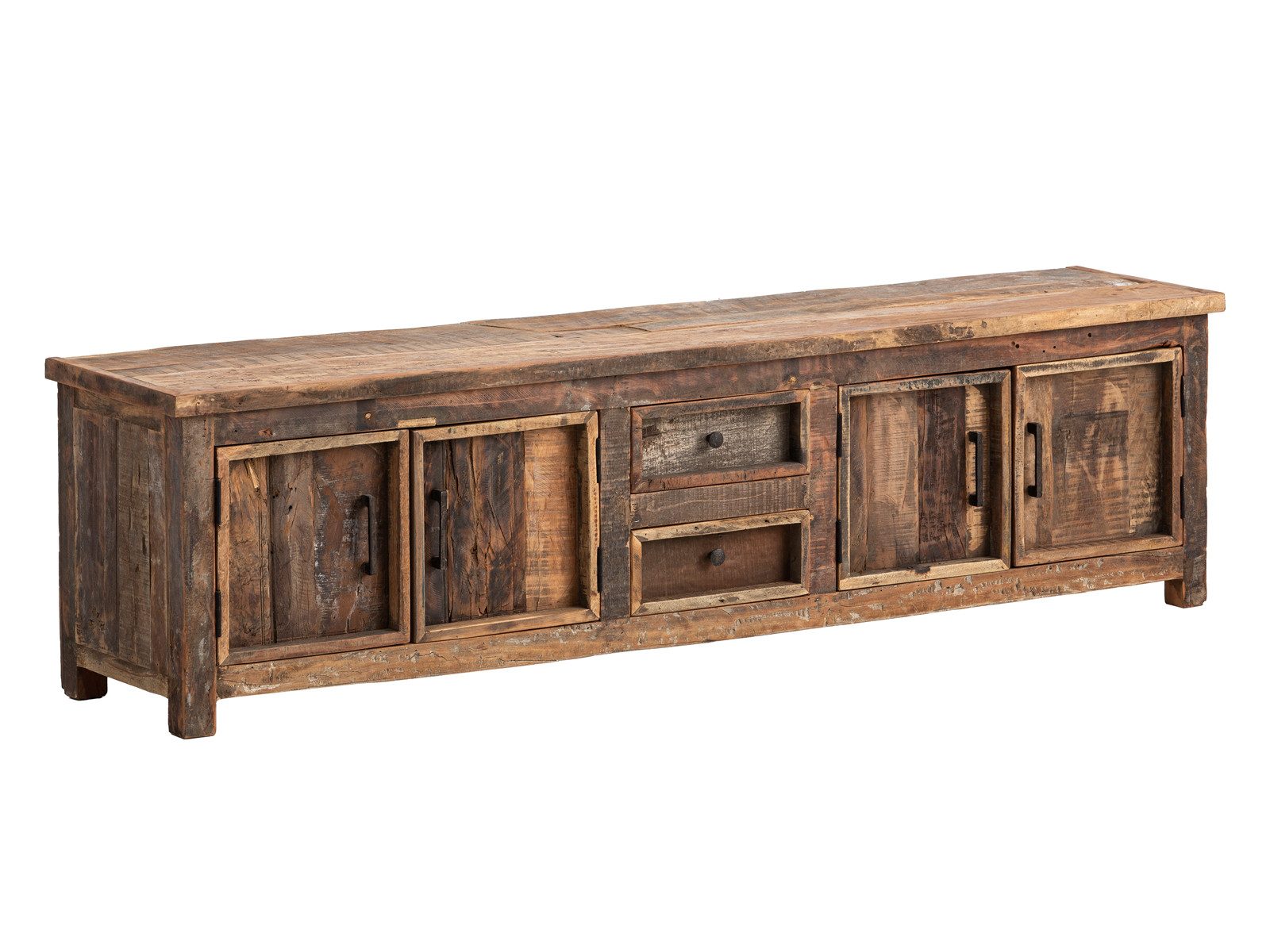 massivum Lowboard Sumatra, TV-Bank aus Altholz (1 St)
