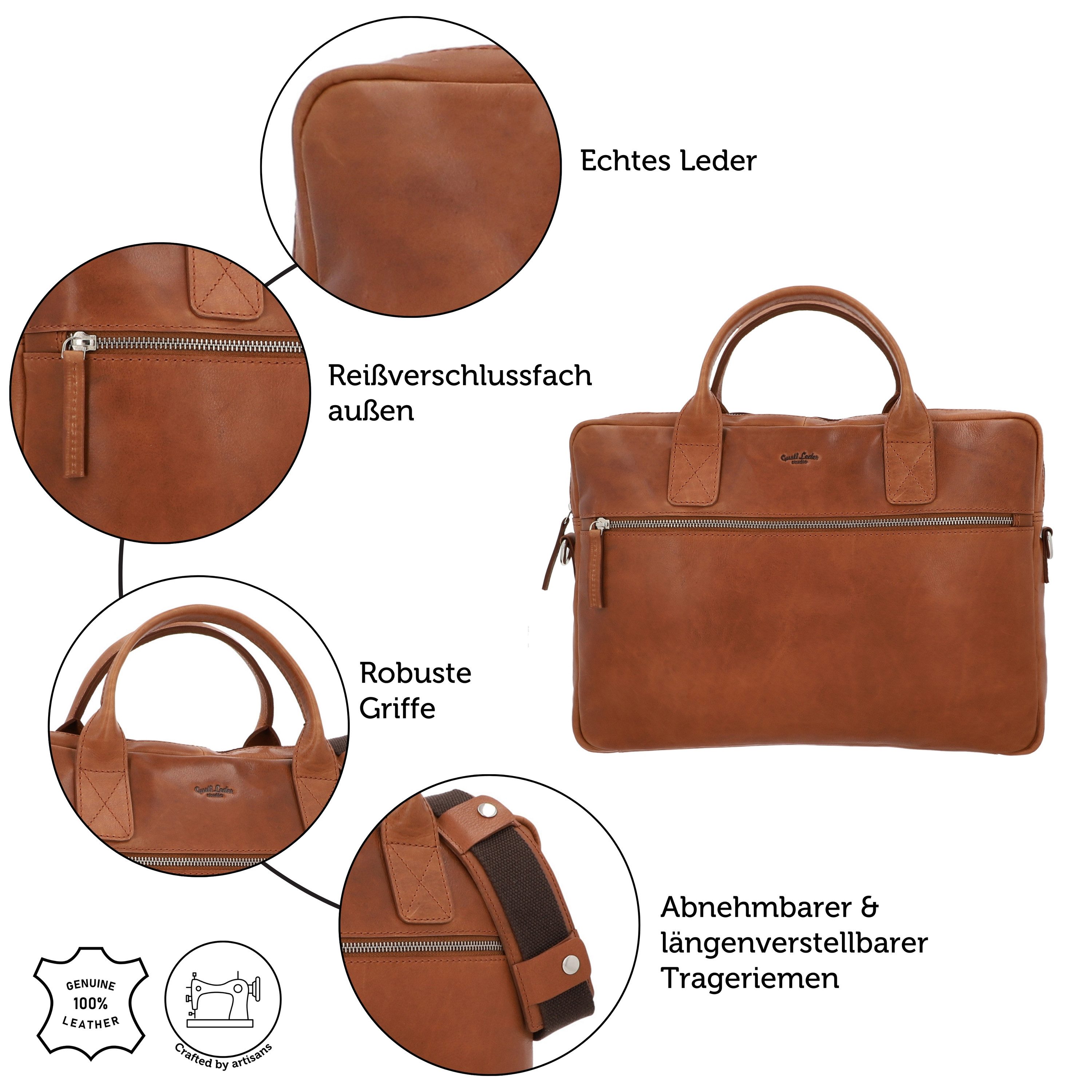 Gusti Leder Aktentasche Gusti Leder Aktentasche Elijah (1-tlg)