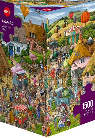 HEYE Puzzle Country Fair, Tanck, 1500 Puzzleteile, Made in Europe