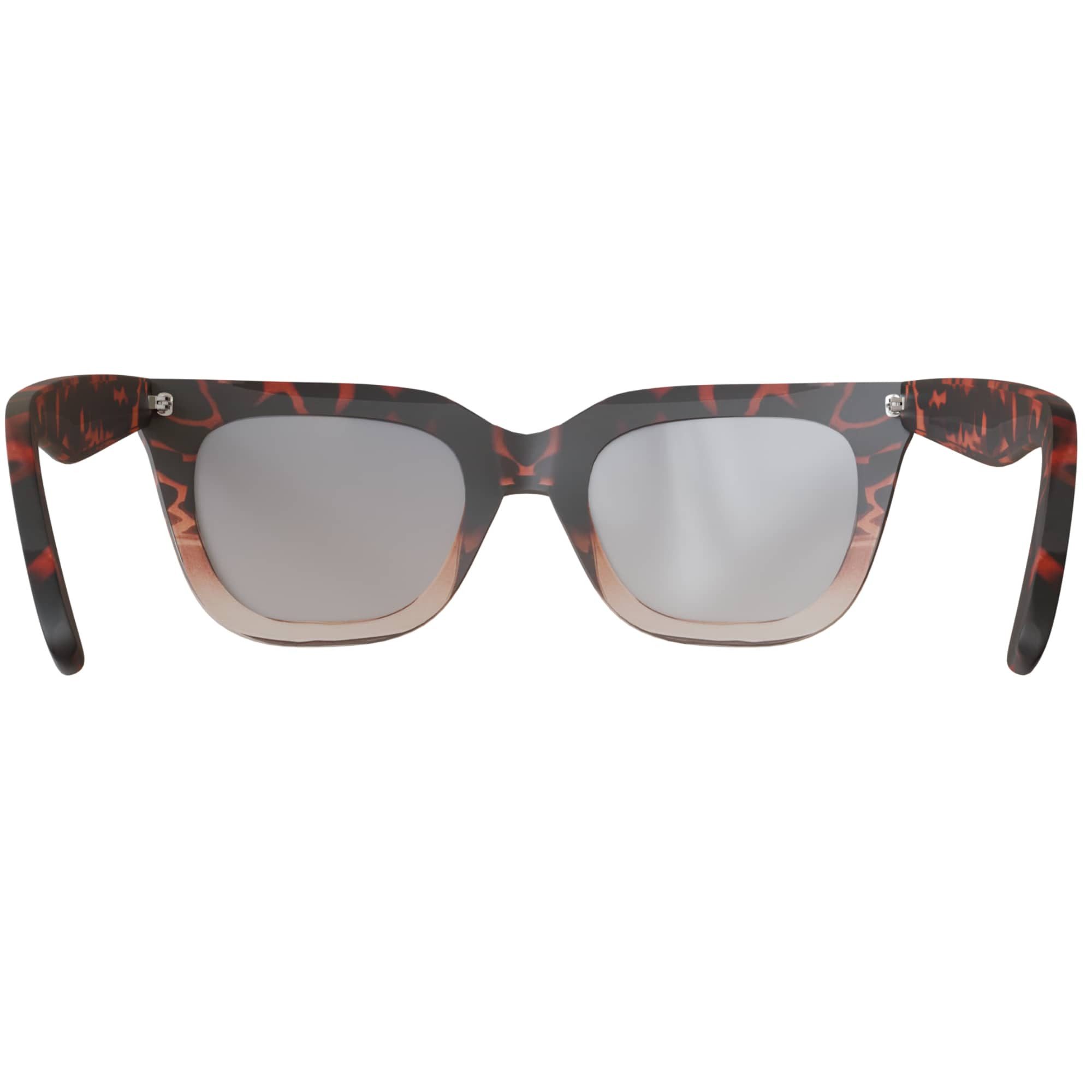 KMISSO Sonnenbrille Damen Rundglas Designer Sonnenbrille (1-St) mit verspiegelten, braunen, grünen und violetten Linsen