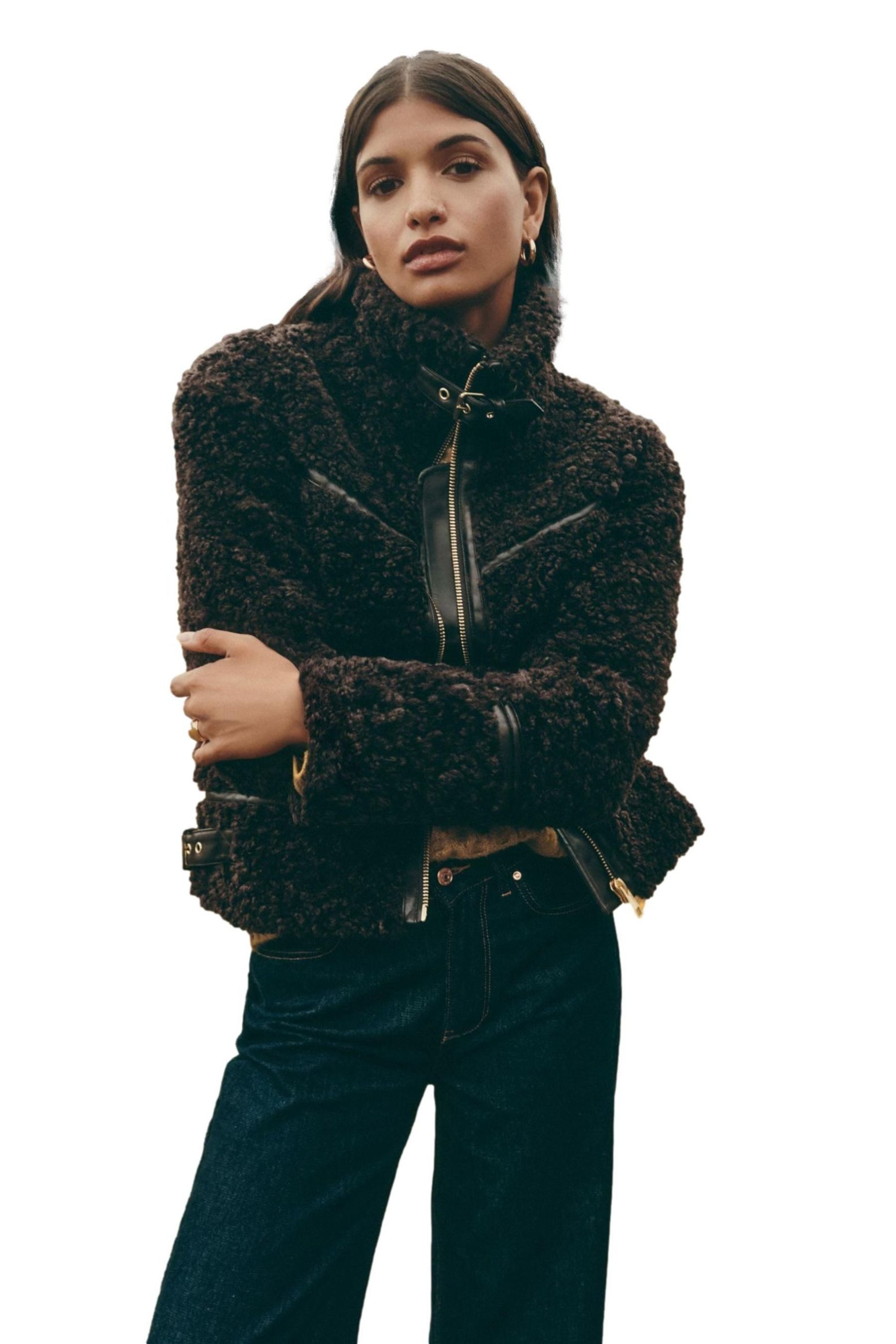 Friends Like These Fleecejacke Friends Like These Teddyfell-Jacke mit RV (1-St)