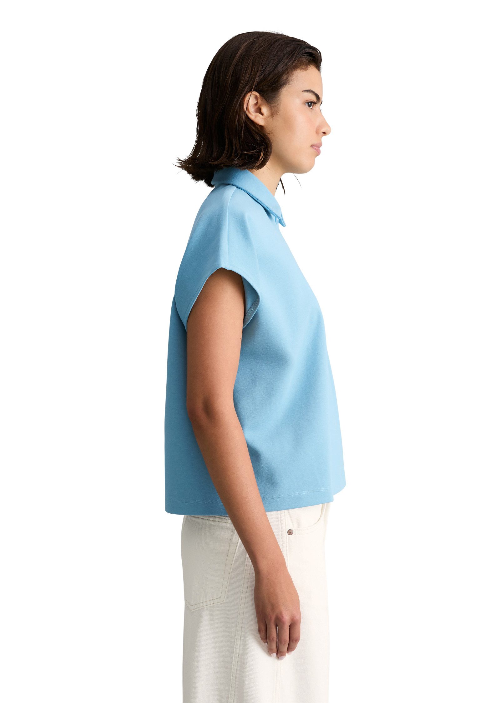 Marc O'Polo DENIM Poloshirt aus Interlock-Jersey – Bild 2 von 5