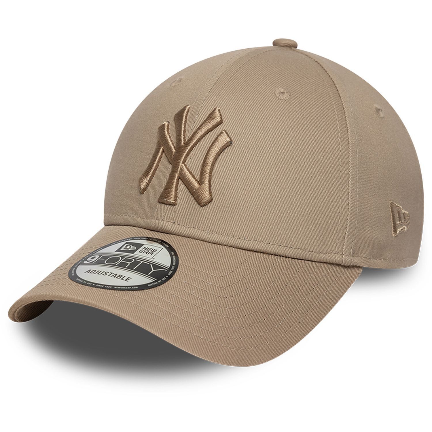 New Era Baseball Cap 9Forty Strapback New York Yankees ash brown günstig online kaufen