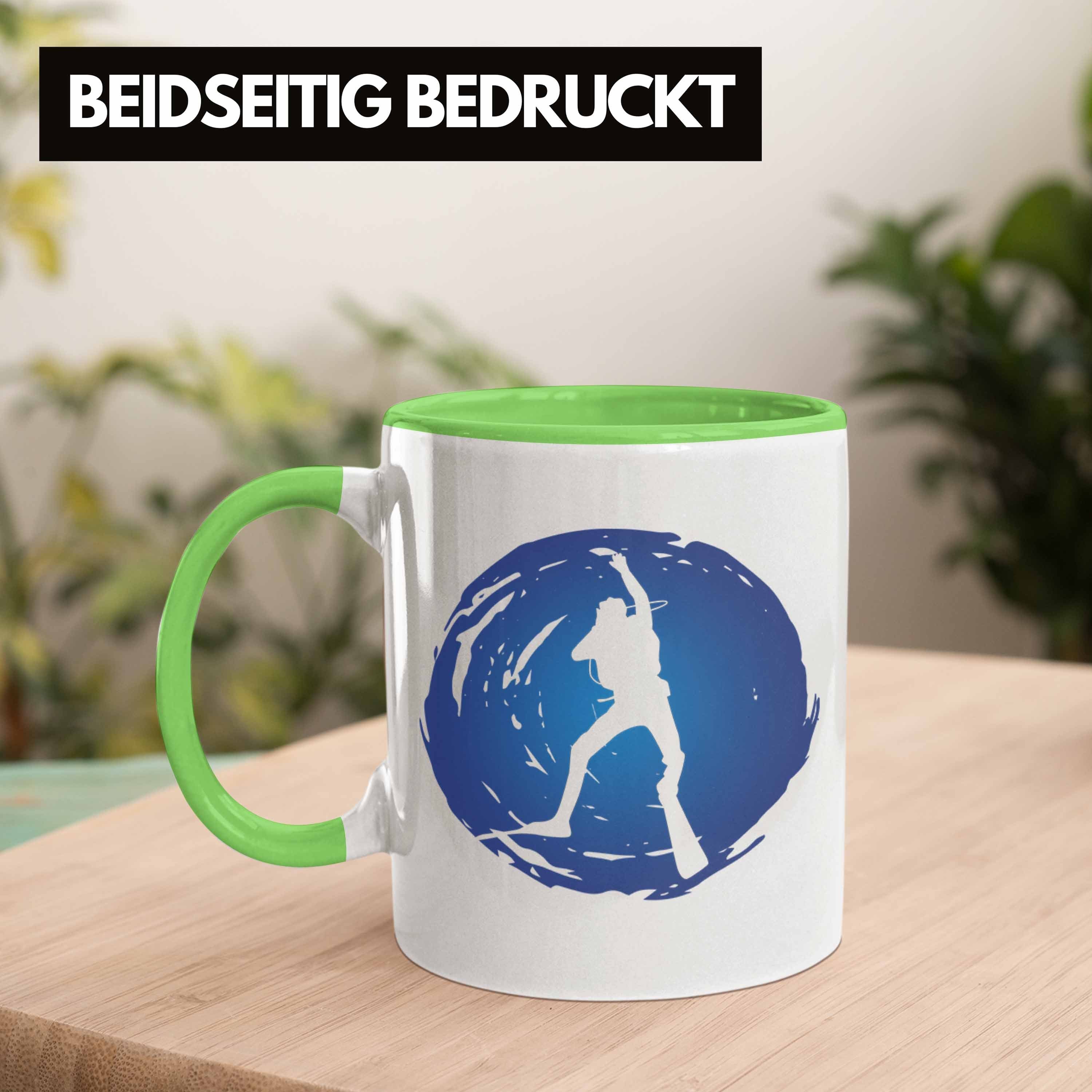 Lustig Grün Tasse für Geschenkidee Tauchen Trendation Geschenk Taucher Trendation Tauchlehrer - Grafik Tauchsport Tasse