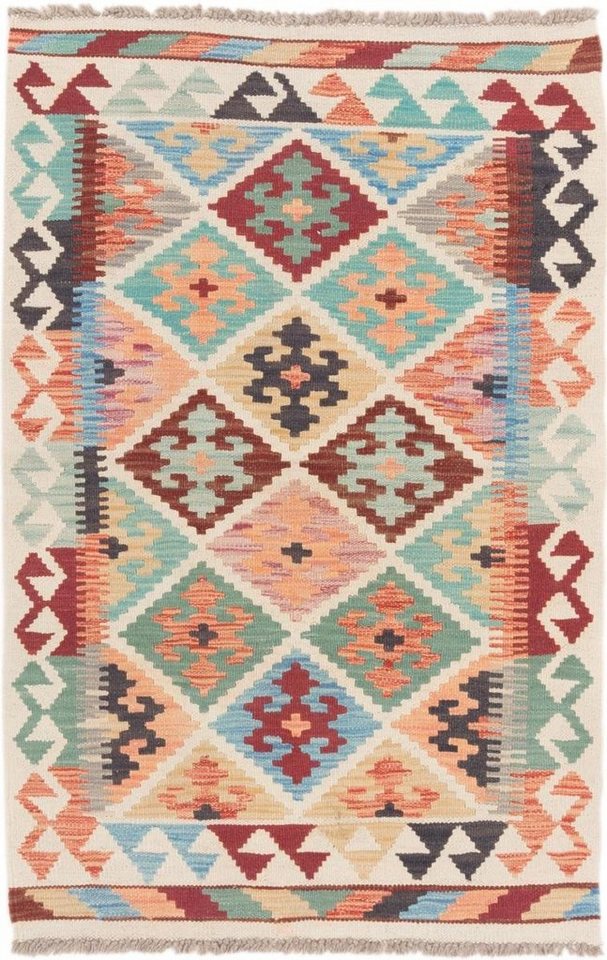 Orientteppich Kelim Afghan 82x124 Handgewebter Orientteppich, Nain Trading,  rechteckig, Höhe: 3 mm