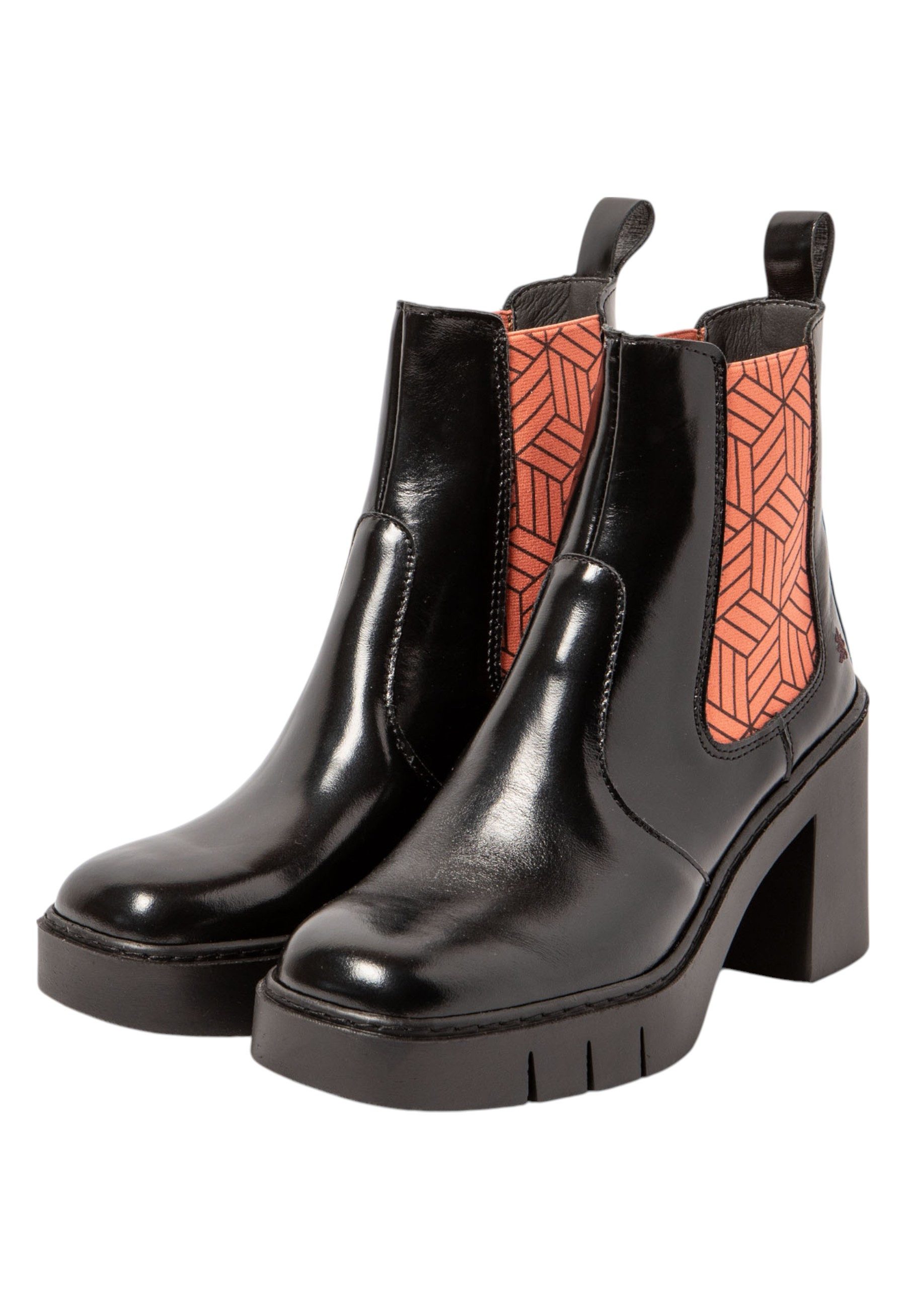 Art 1983 Berna Black Salmon Stiefelette