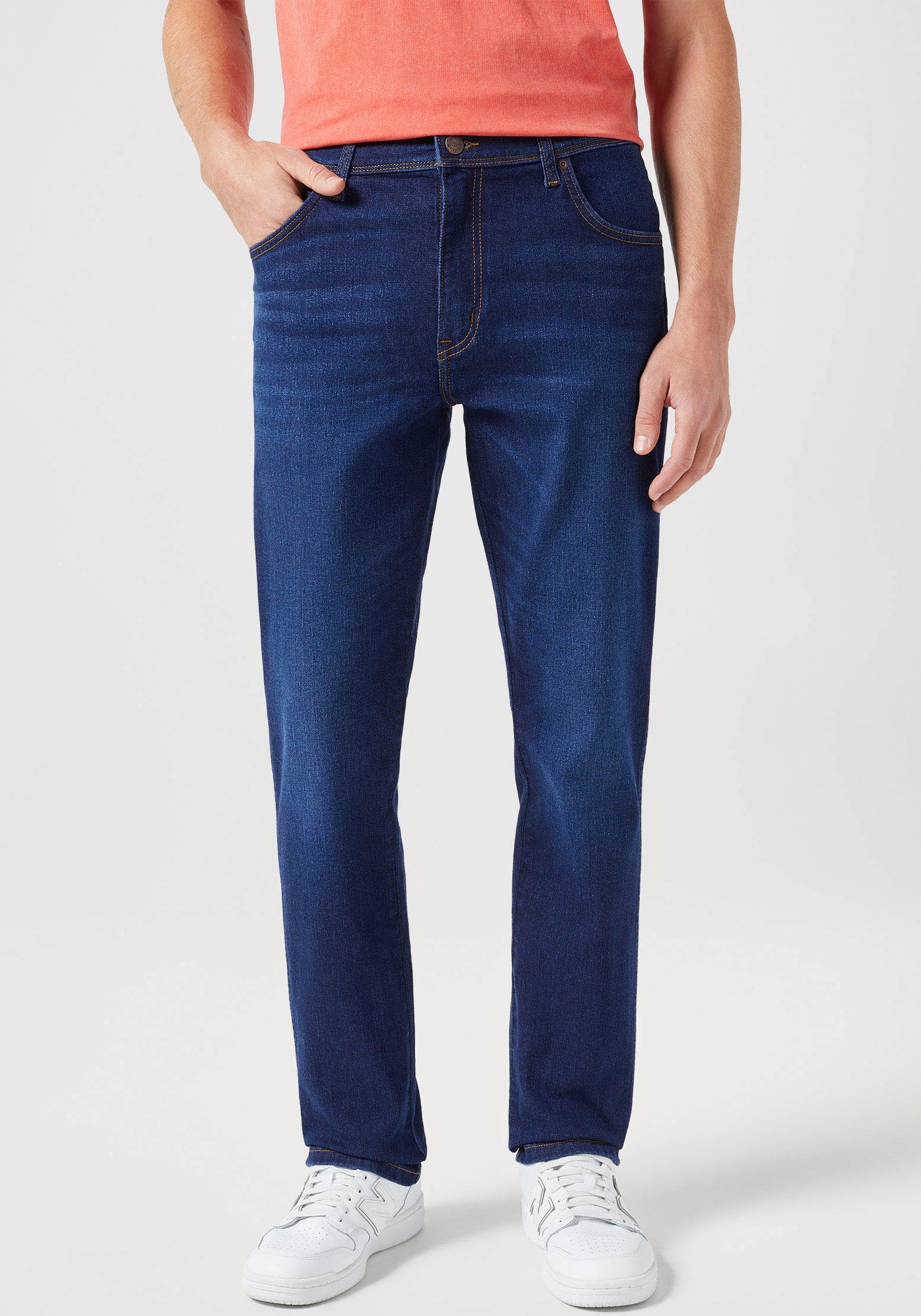Wrangler Herren Jeans TEXAS SLIM - Blau - Night Shade günstig online kaufen