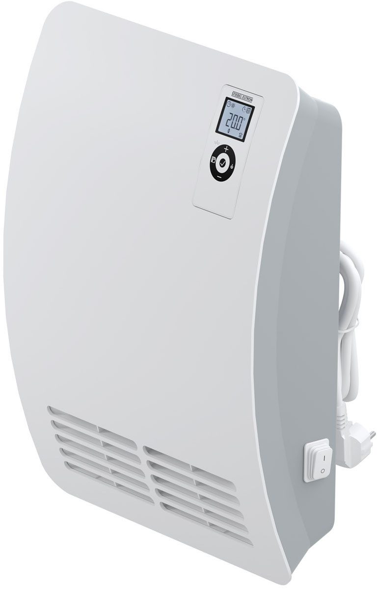 STIEBEL ELTRON Badschnellheizer CK 20 Premium, Heizlüfter energiesparend, 2 kW, VDE geprüft, LC-Display, Wochentimer, 120 Min. Timer, Silent Mode