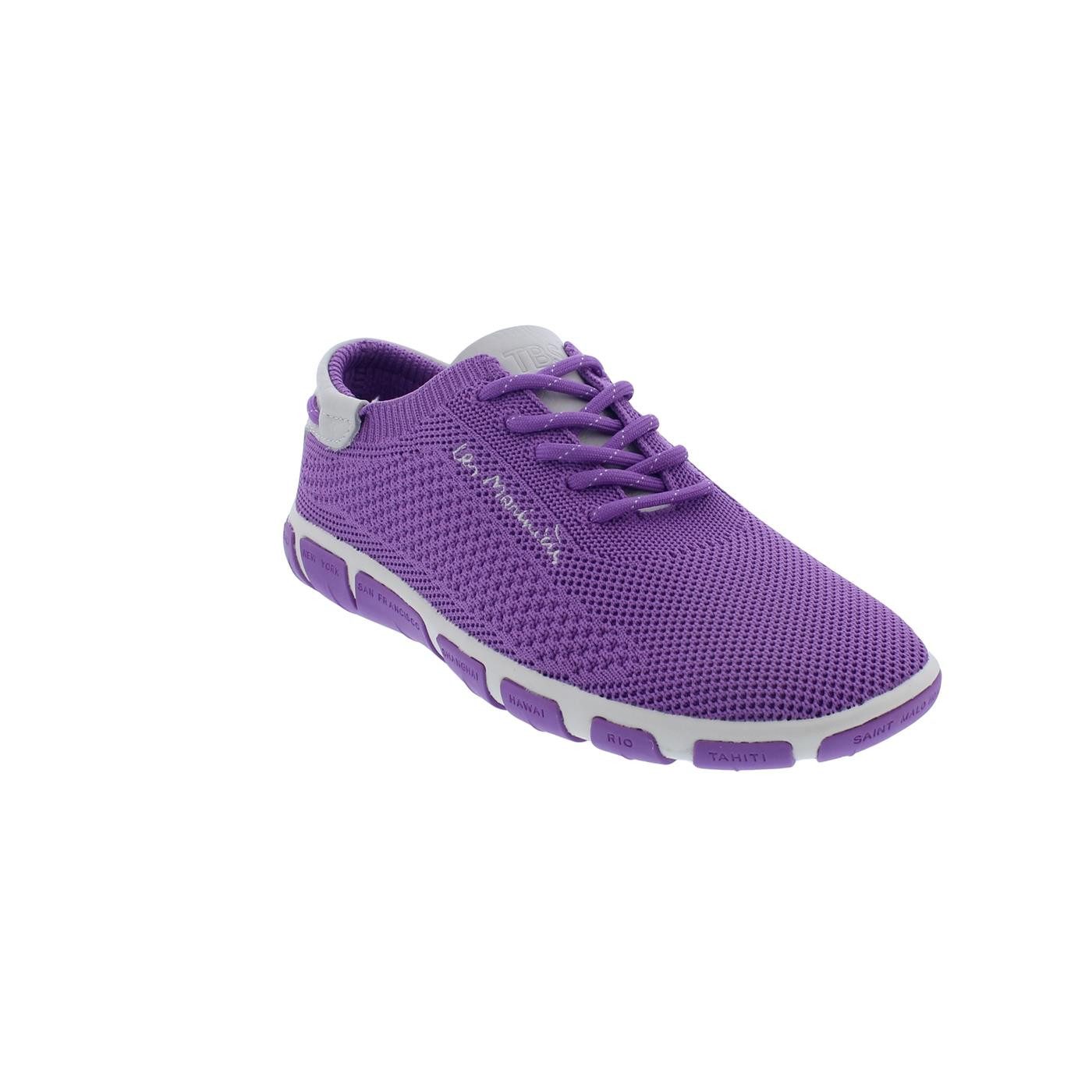 tbs TBS Jazaria Segelschuh, Tennis Knit Eco PET, Orchidee A7136 Bootsschuh