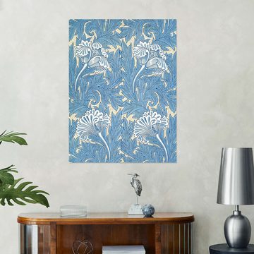Posterlounge Wandfolie William Morris, Tulpen, Orientalisches Flair Grafikdesign