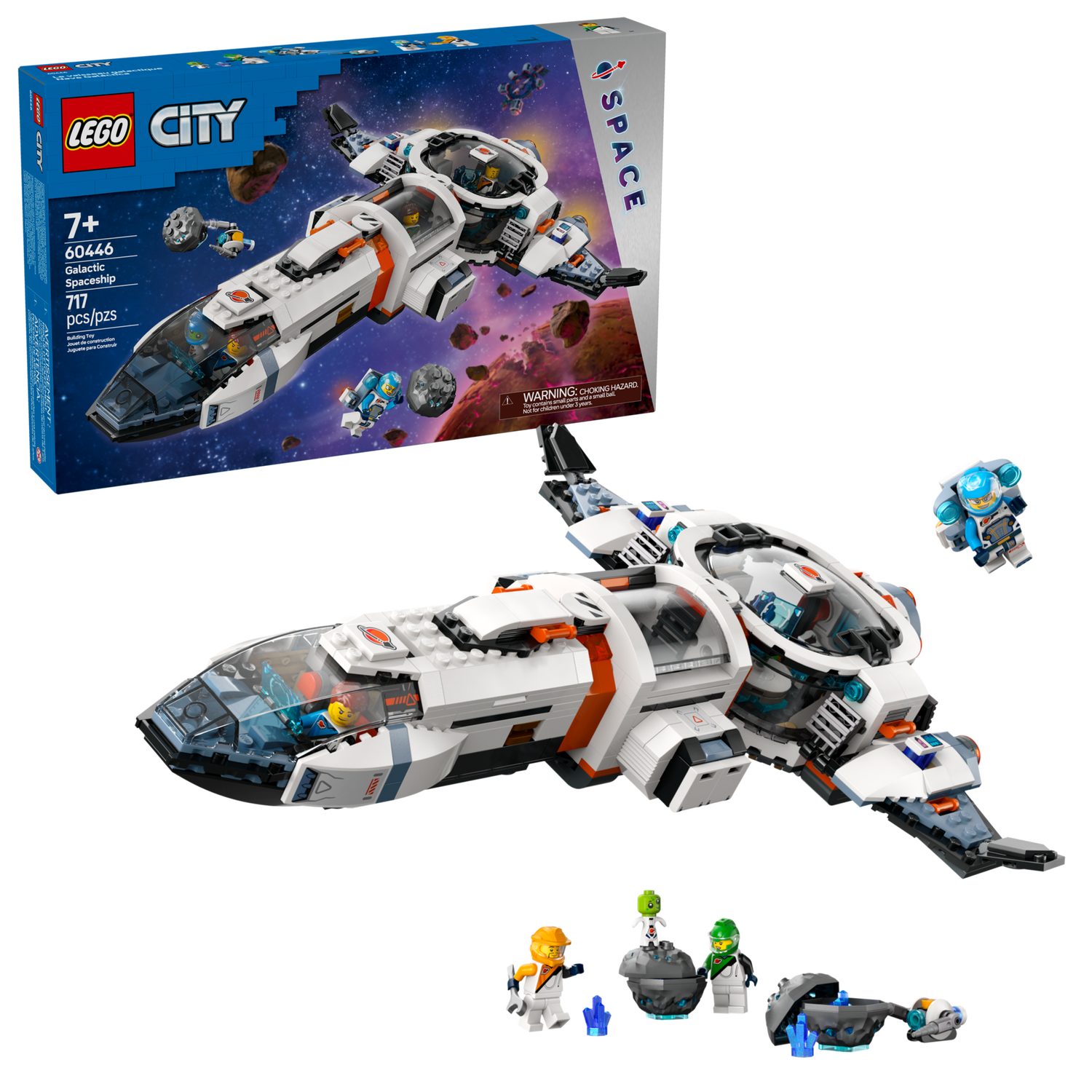 LEGO® City 60446 Galaxie Raumschiff Spielbausteine, (Set, 717 St., Set) günstig online kaufen