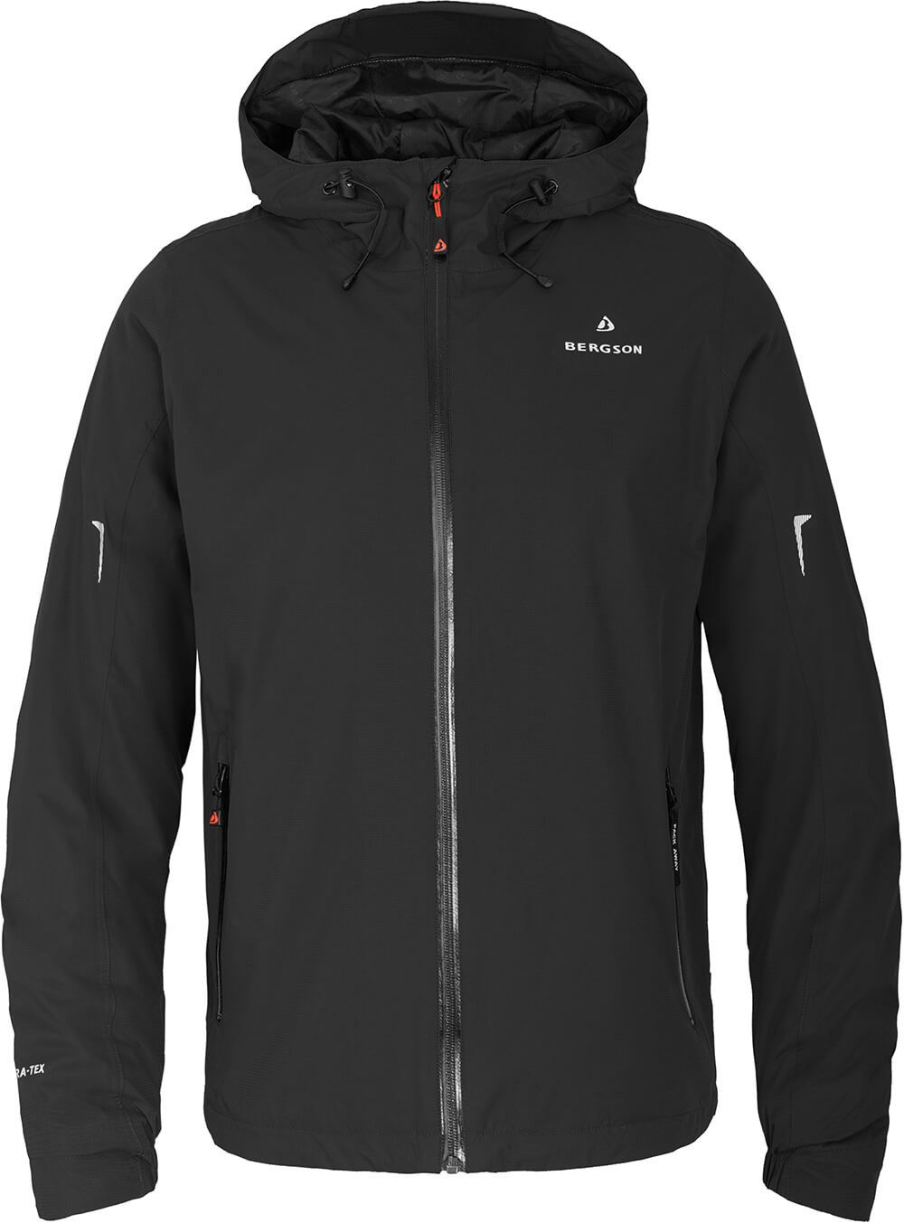 Bergson Winterjacke EGGEN THERMO Herren Regenjacke, leicht wattiert, 12000 mm Wassersäule, Langgrößen
