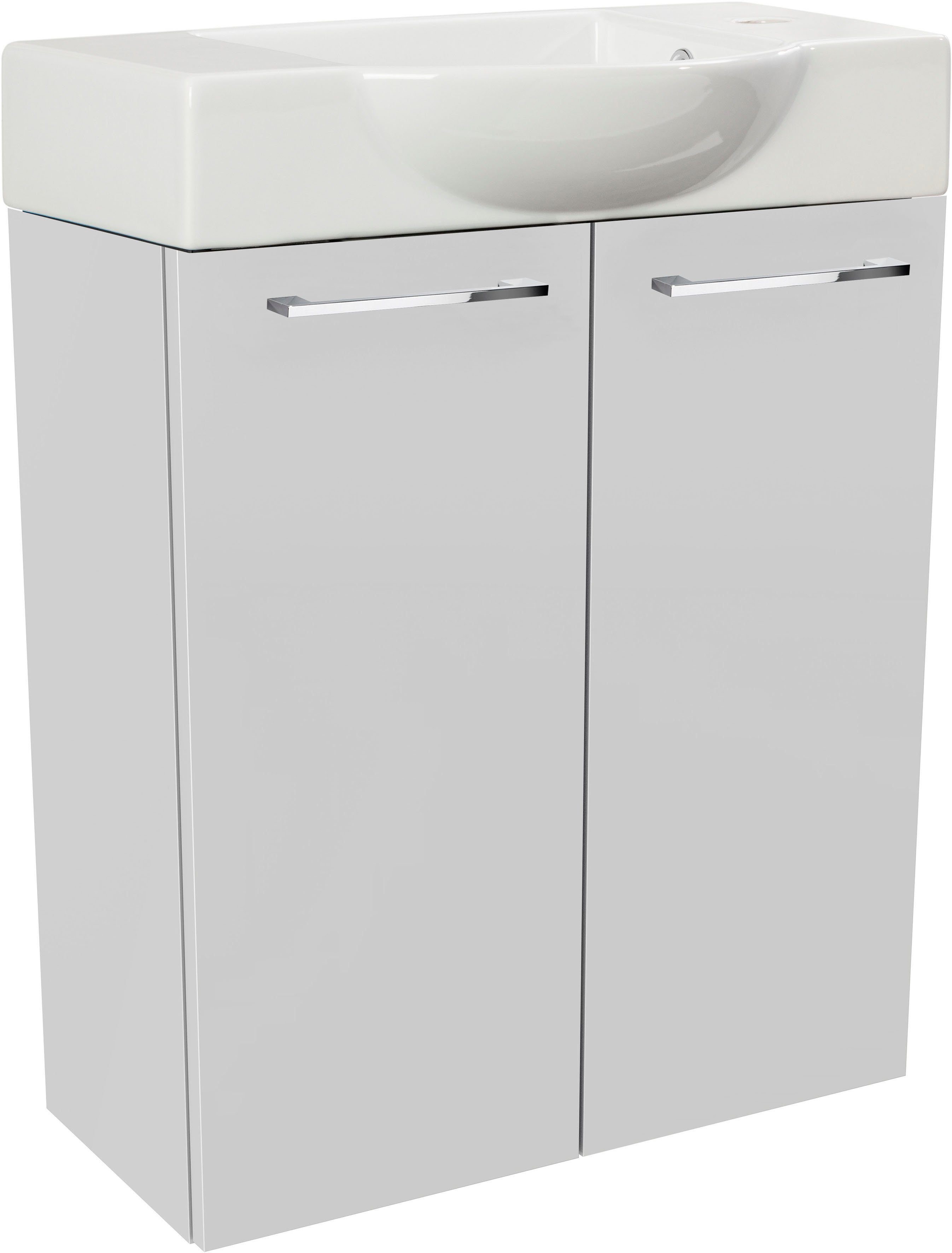 FACKELMANN Waschtisch SBC (Set), bestehend aus Becken und Unterbau, Breite ca. 55 cm