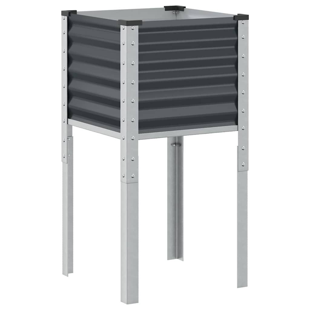 vidaXL Blumentopf Pflanzkübel Anthrazit 45x45x88 cm günstig online kaufen
