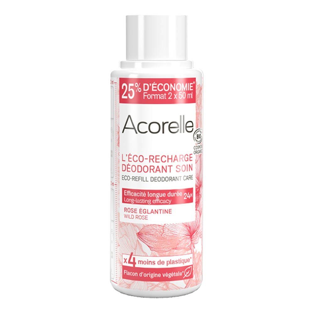 Acorelle Deo-Roller Deo Roll-On - Wild Rose Refill 100ml