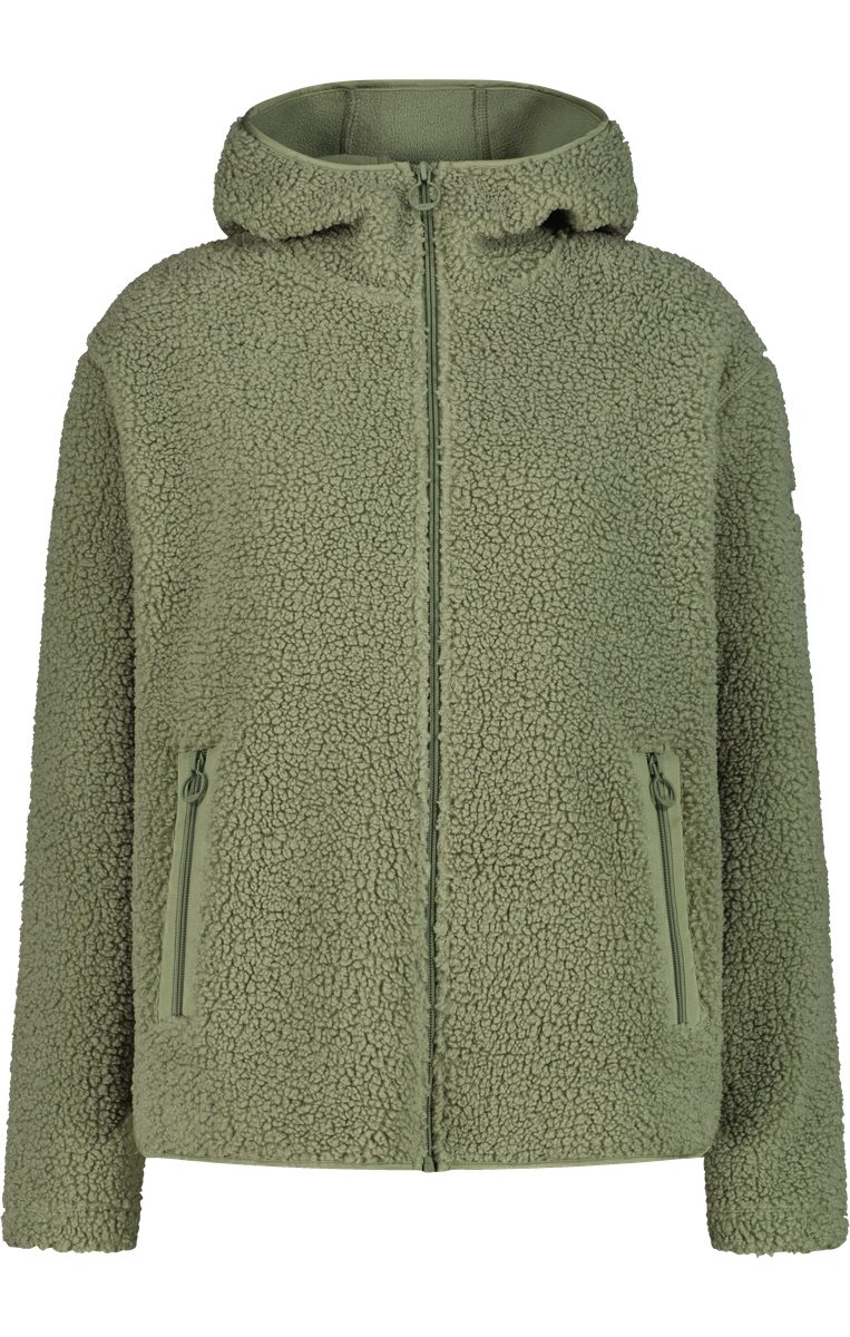 CMP Kapuzensweatshirt WOMAN JACKET FIX HOOD GREEN TEA