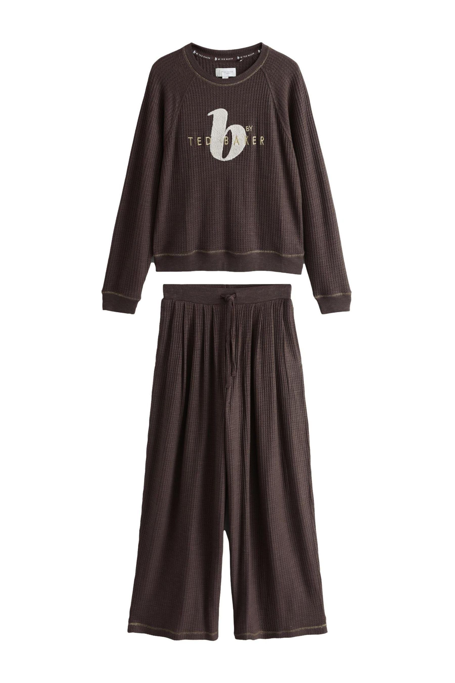 Pyjama B By Ted Baker Schlafanzug mit Waffelstruktur