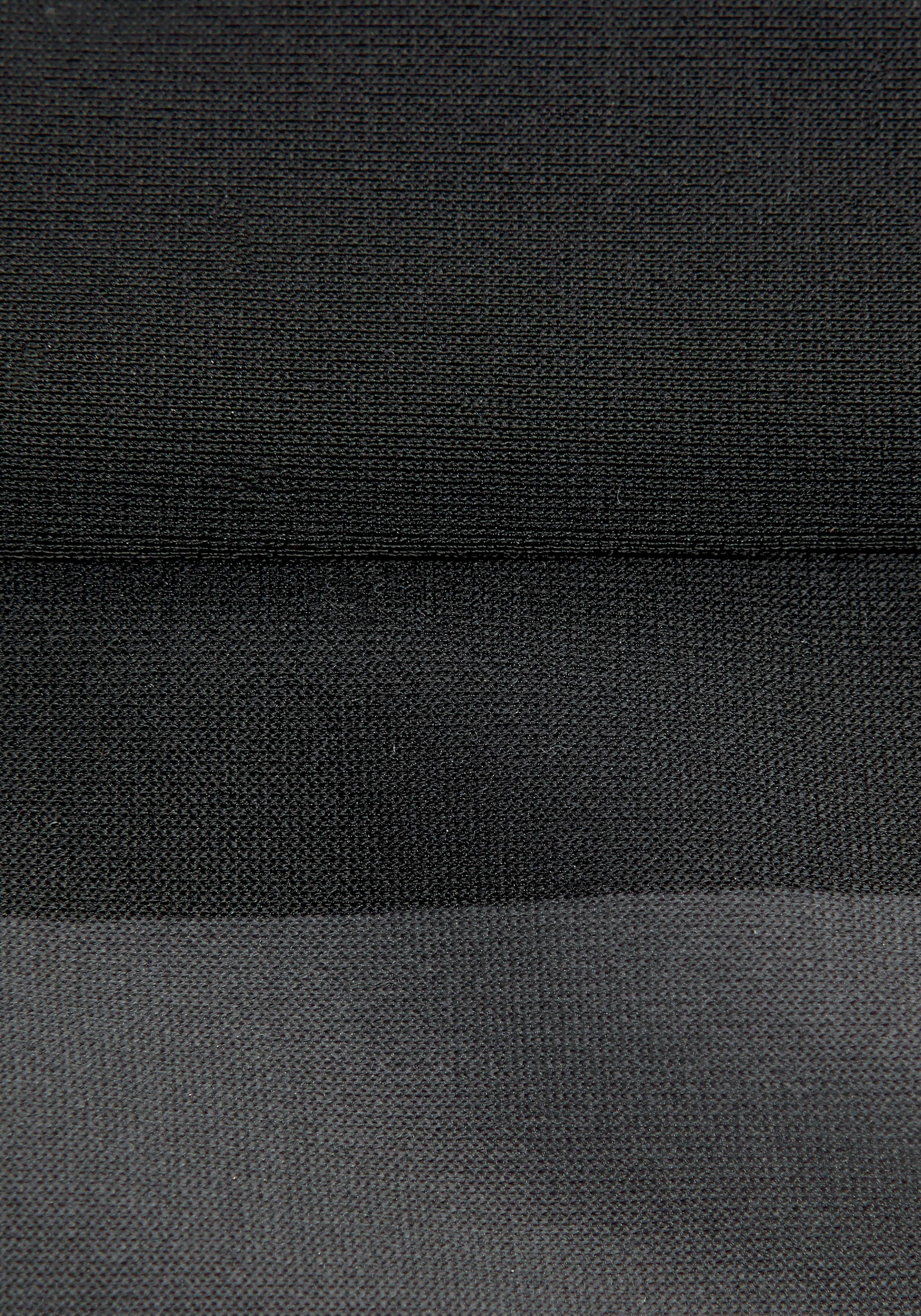 großem schwarz-grau Bandeau-Bikini mit Logoprint Bench.