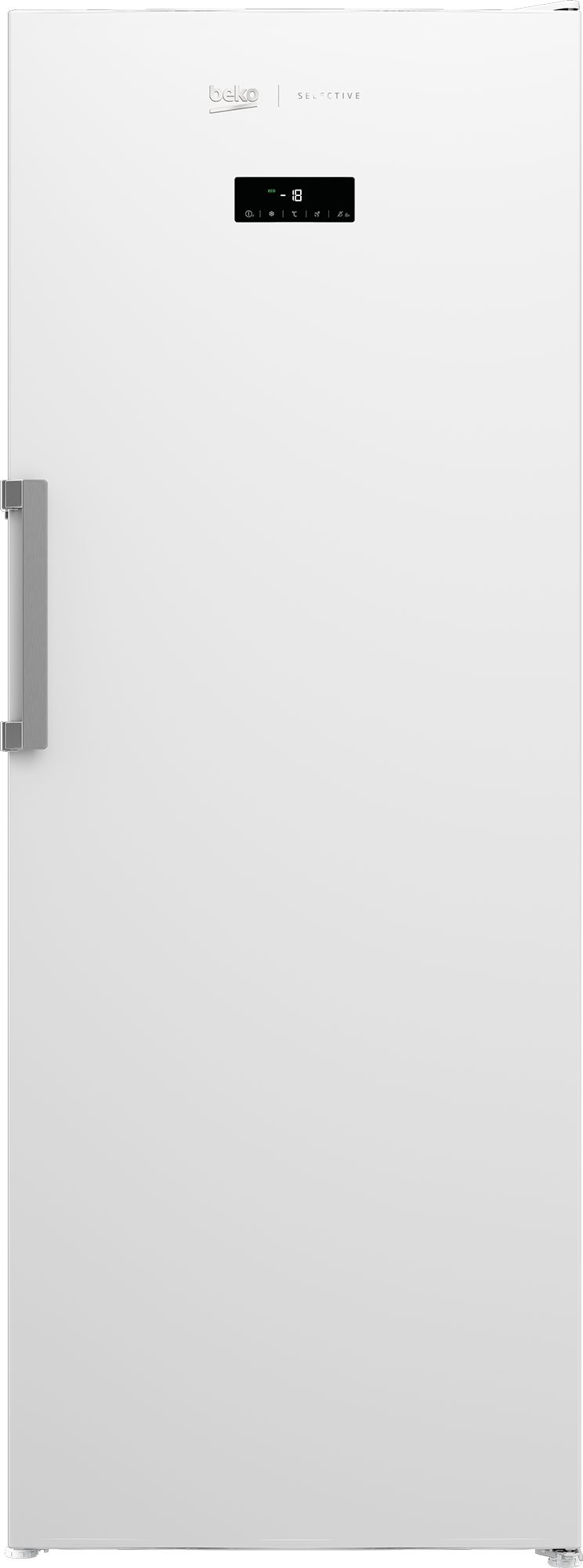 BEKO Gefrierschrank NoFrost RFNE448E55W 7278441317, 191,2 cm hoch, 70 cm breit, NoFrost & Umgebungstemperatur bis –15 °C – Bild 4 von 5