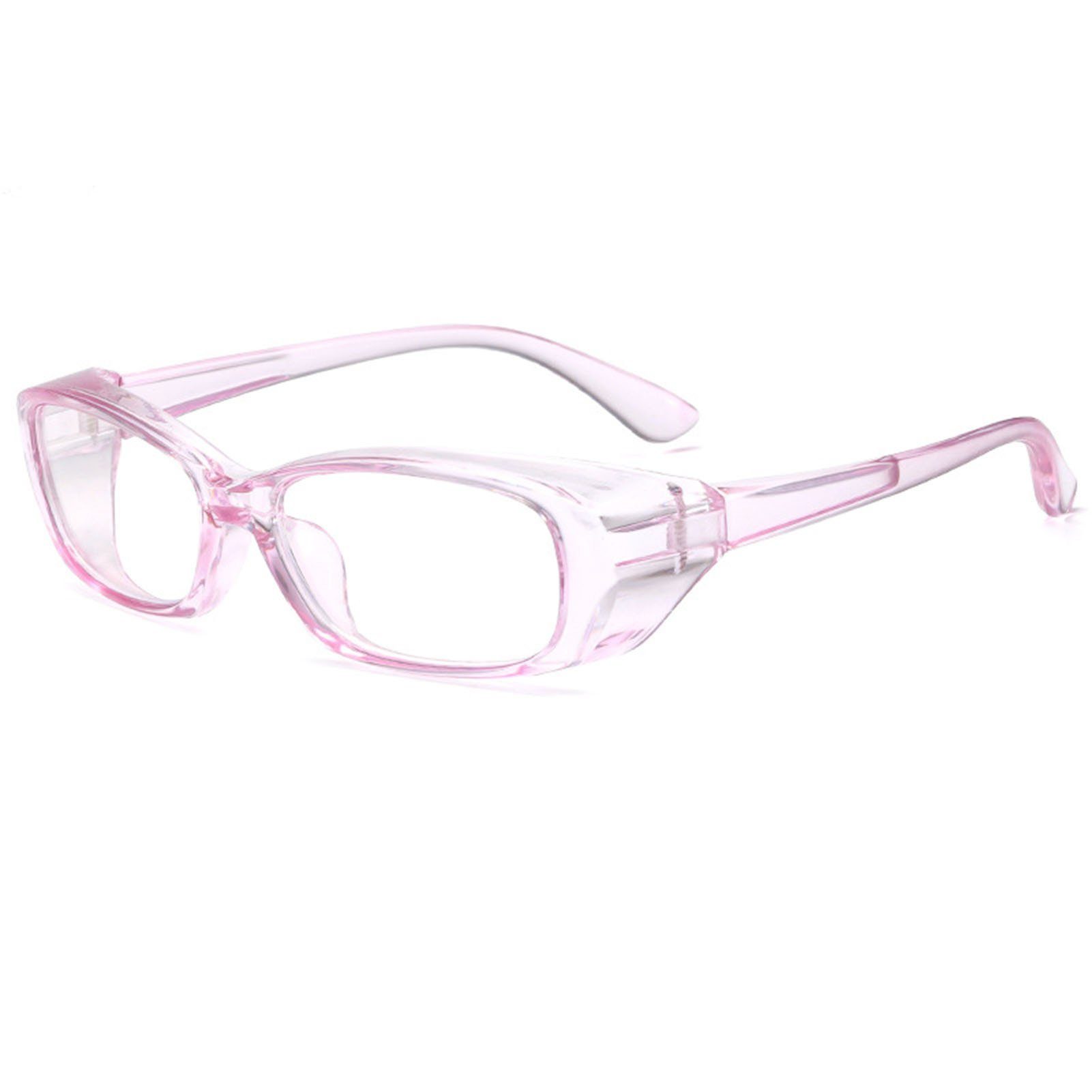 Blusmart Brille Anti-Beschlag-Schutzbrille Für Den Außenbereich, Bequeme, Brille transparent purple