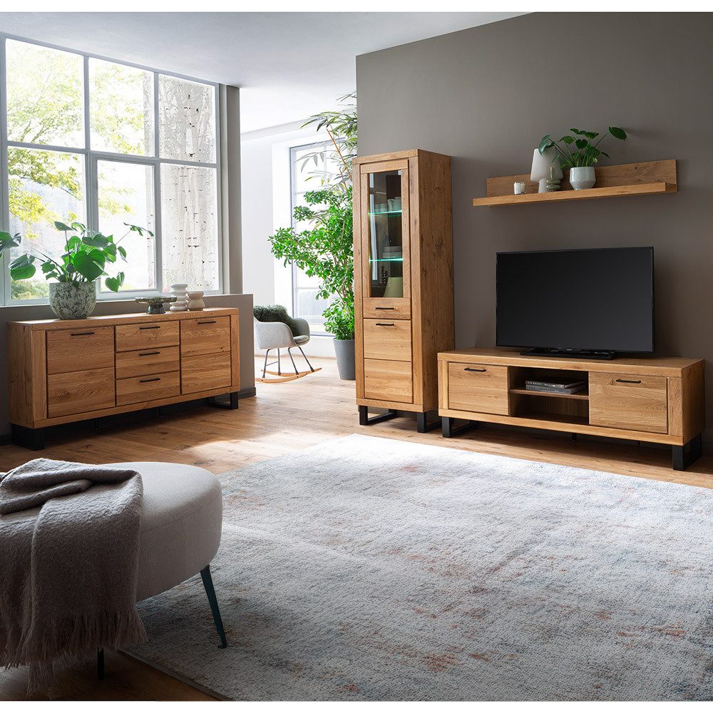 Lomadox Wohnzimmer-Set KUMASI-06, (Mega-Spar-Set, 4-St., Lowboard Sideboard günstig online kaufen