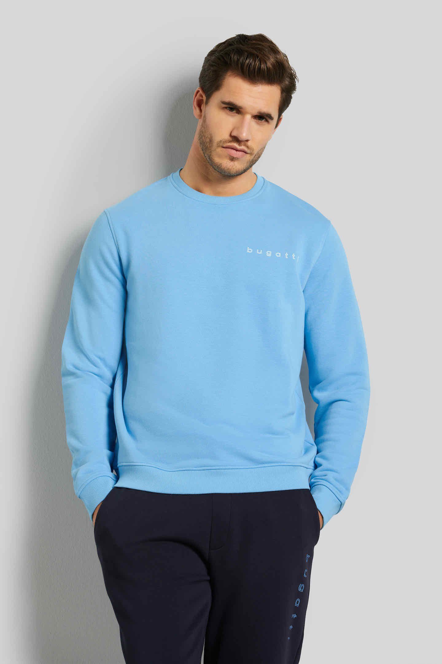 bugatti Sweatshirt mit Rundhals blau