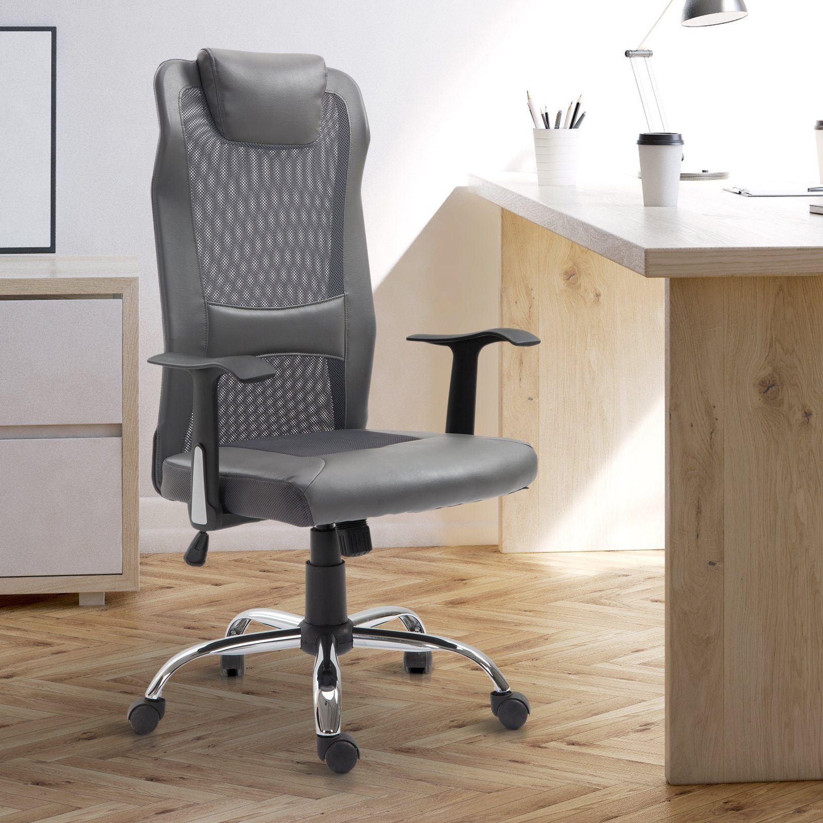 Vinsetto Schreibtischstuhl Bürostuhl ergonomisch günstig online kaufen