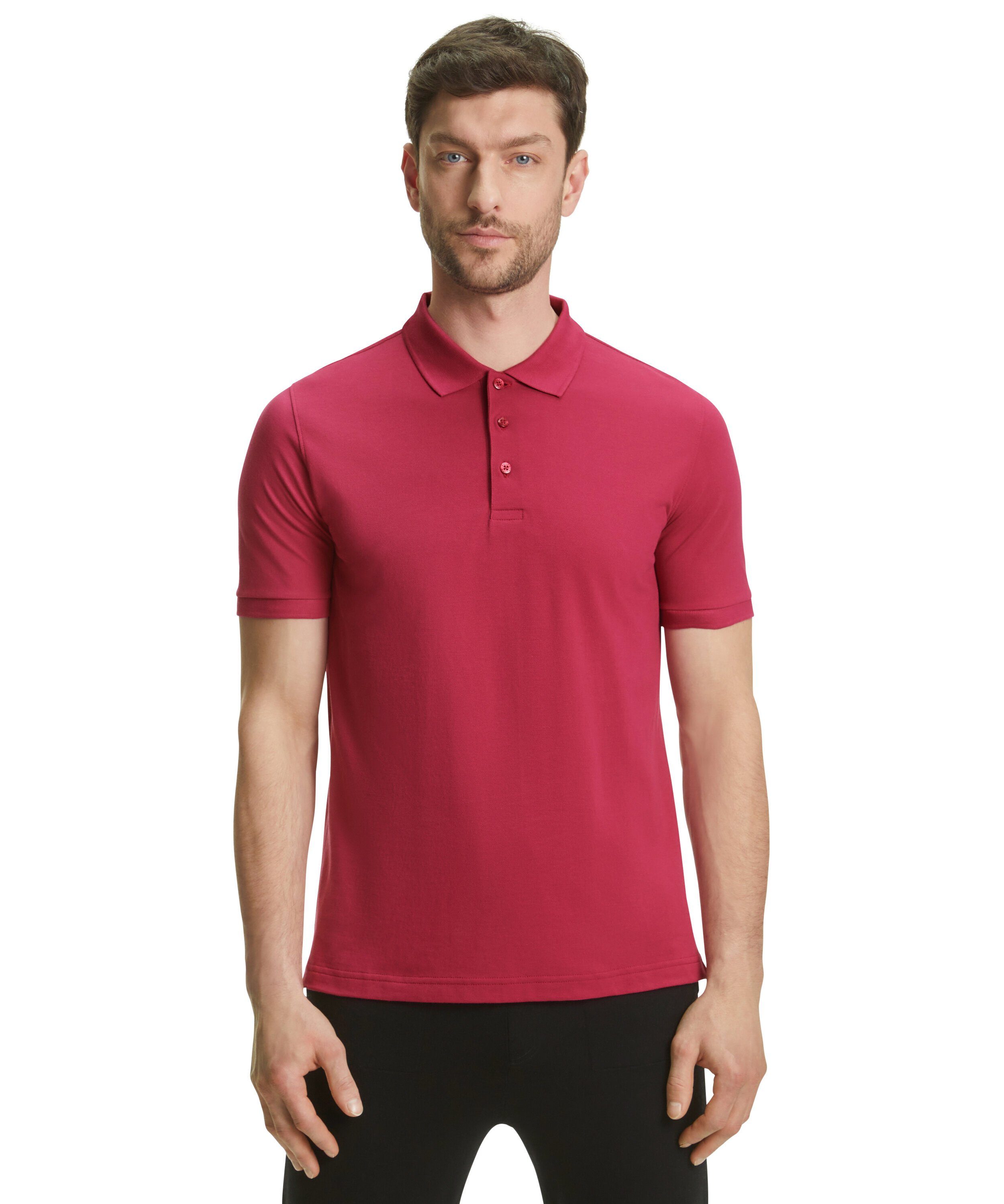 FALKE Poloshirt aus hochwertiger Pima-Baumwolle red (8200)