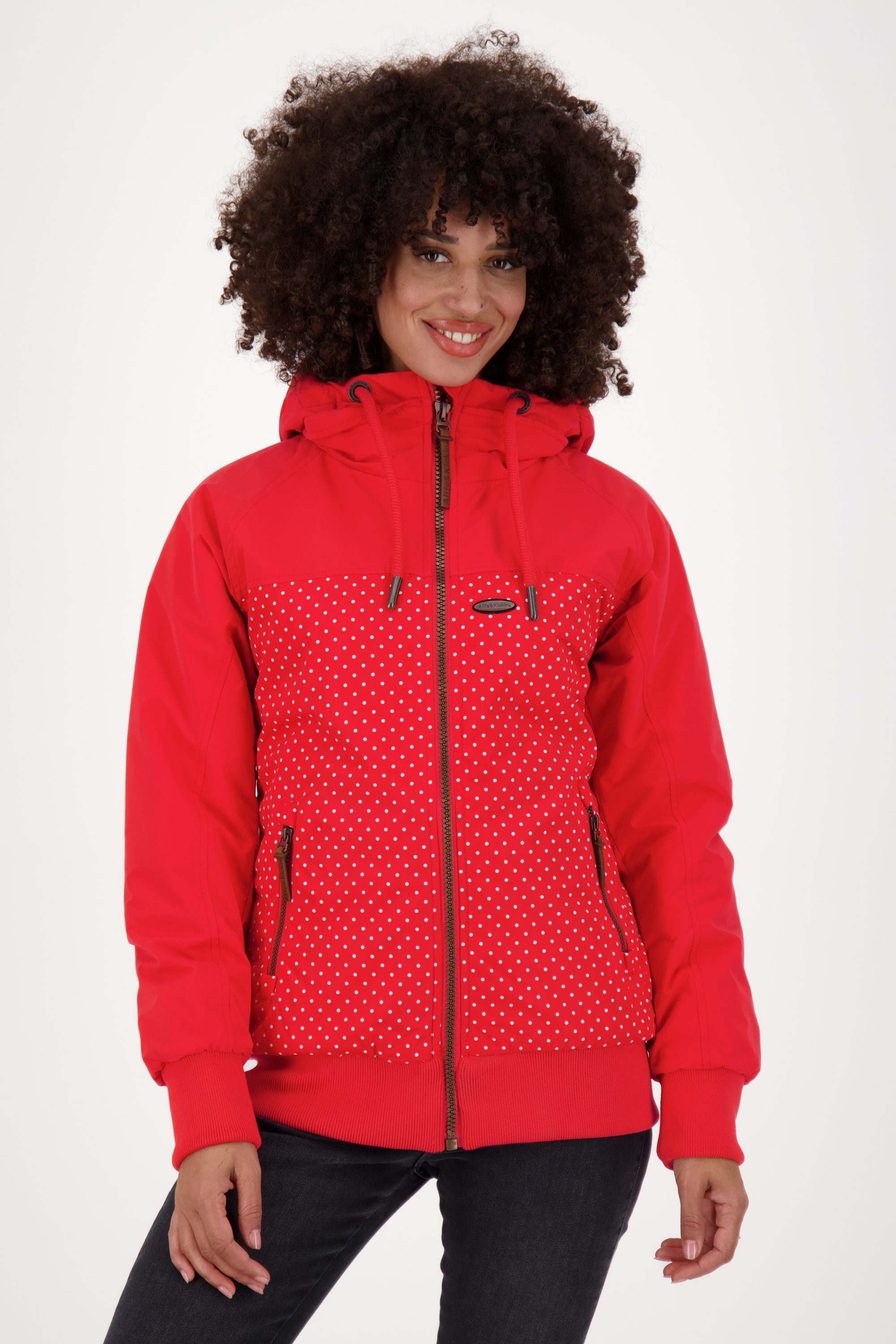 MaliaAK Jacket Winterjacke, & fuchsia Jacke Kickin B Alife Winterjacke Damen gefütterte