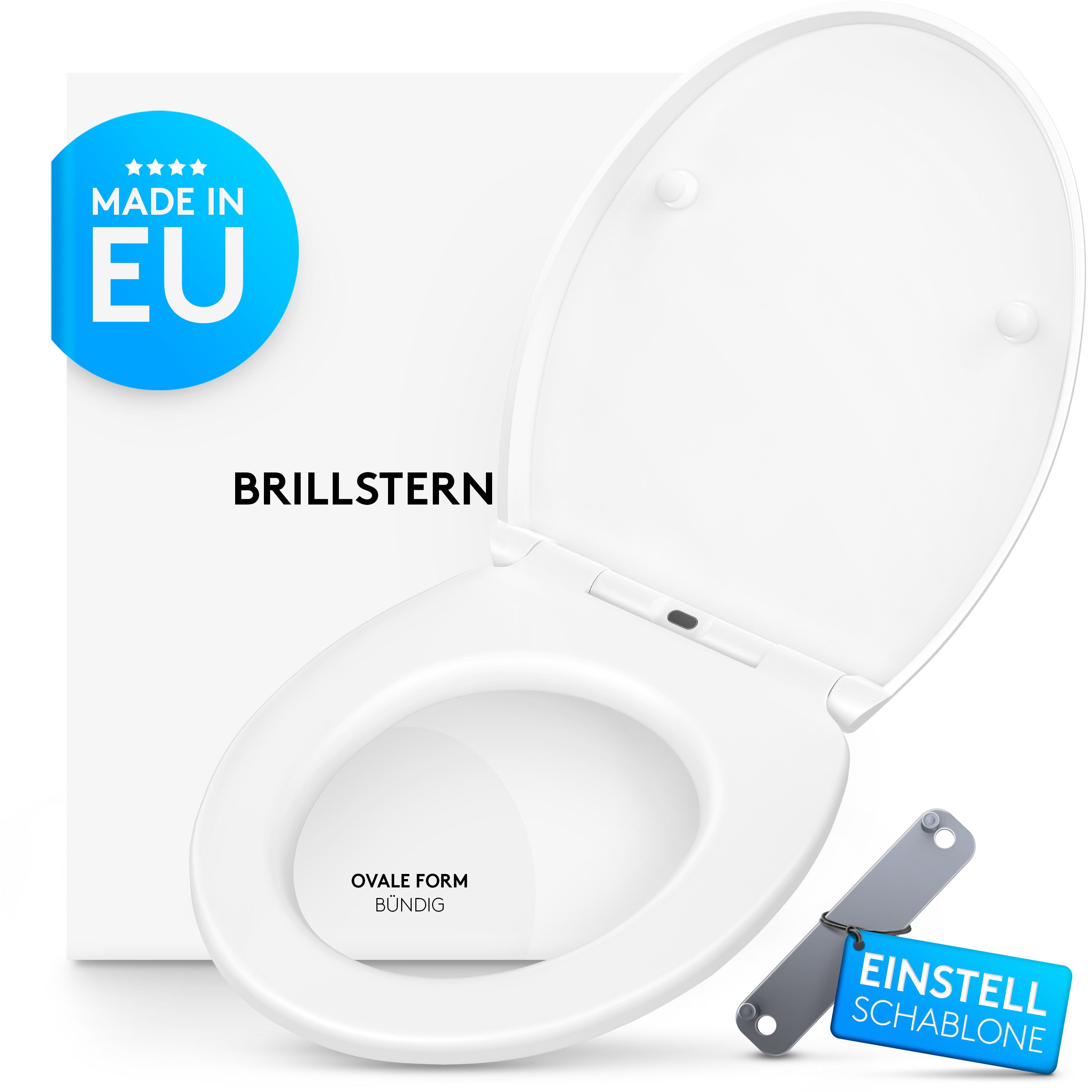 BRILLSTERN WC-Sitz BRILLSTERN - Toilettendeckel Absenkautomatik günstig online kaufen