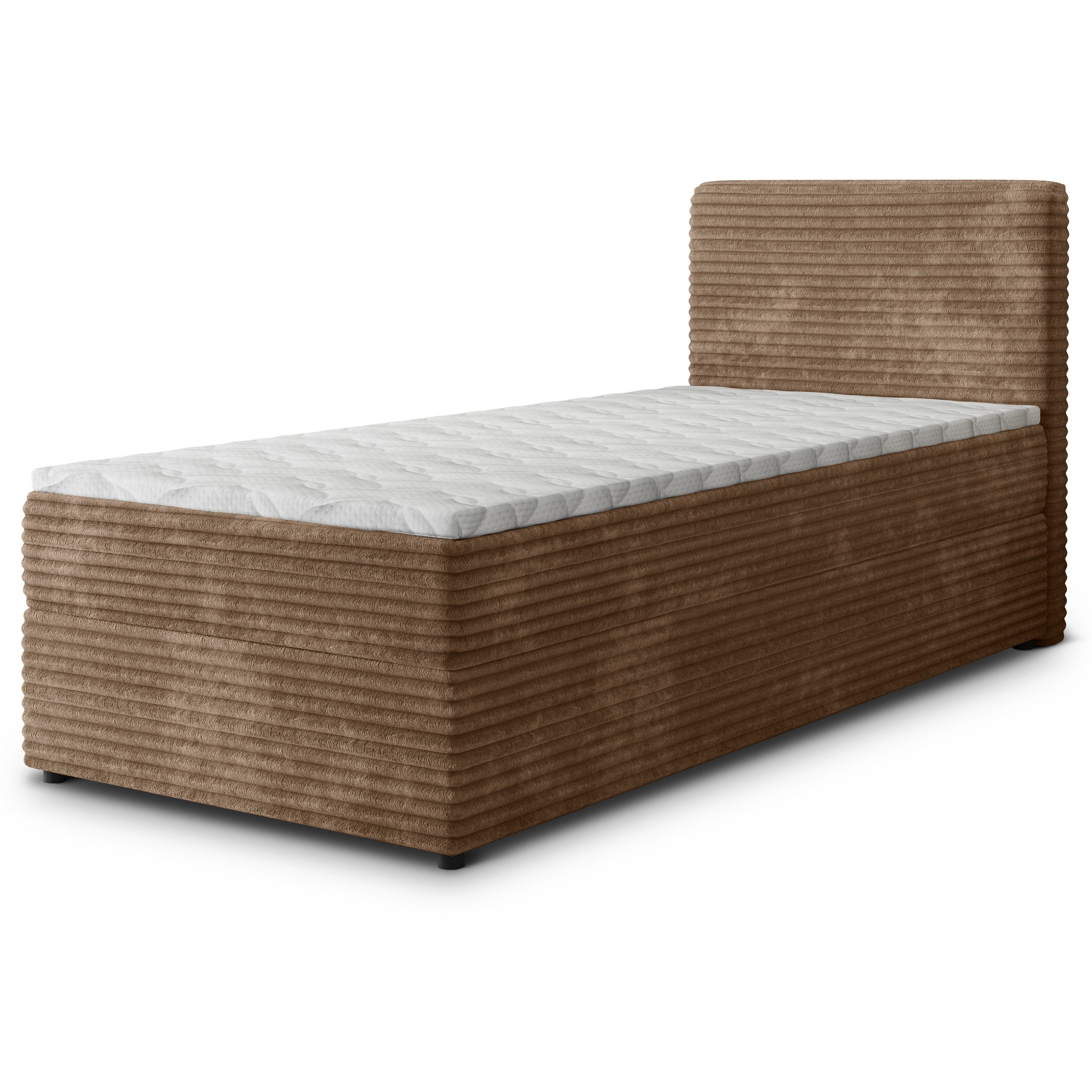Masseno Boxbett PISA 80x200 cm mit Bonell Matratze und Topper