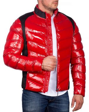 Cipo & Baxx Steppjacke Herren Winterjacke Jacke BA-CM171 (1-St) im glänzenden Design