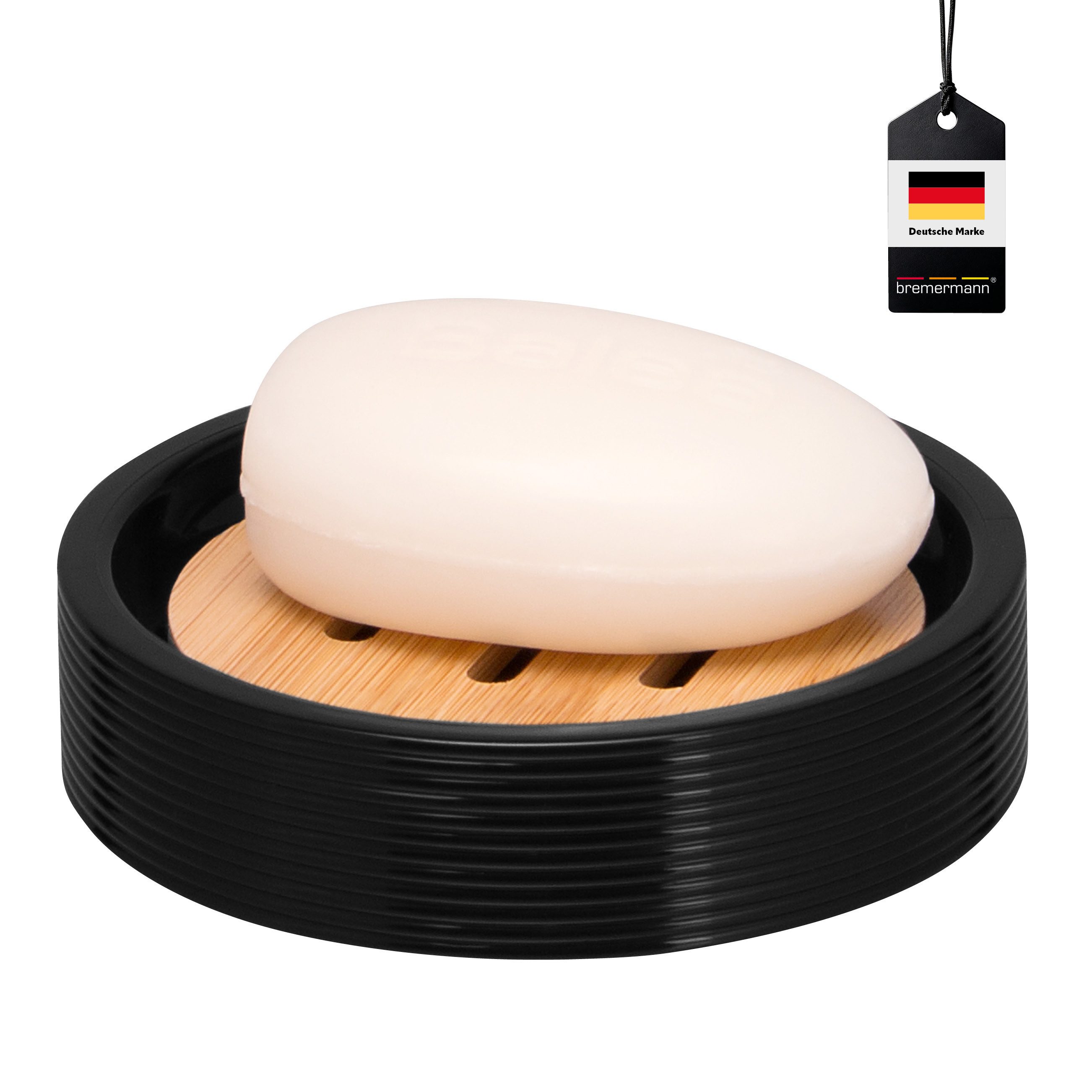 bremermann Seifenschale Seifenschale SEGNO aus Bambus und Kunststoff, Seife günstig online kaufen