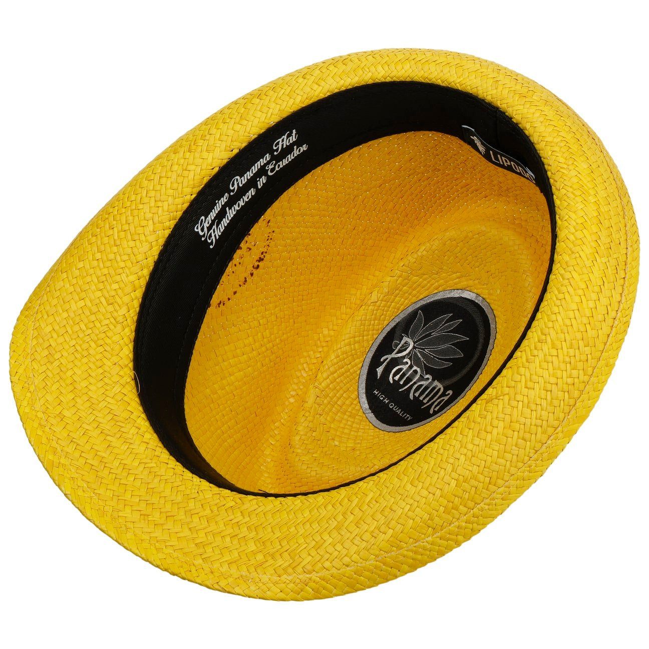 Lipodo Sonnenhut (1-St) Strohtrilby mit Ripsband, Made in Italy