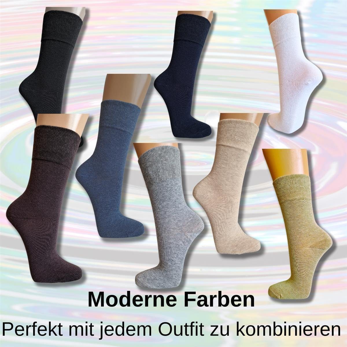 nicht Spruchsocken bentini (1-Paar) Basicsocken Bitte schwarz stören!