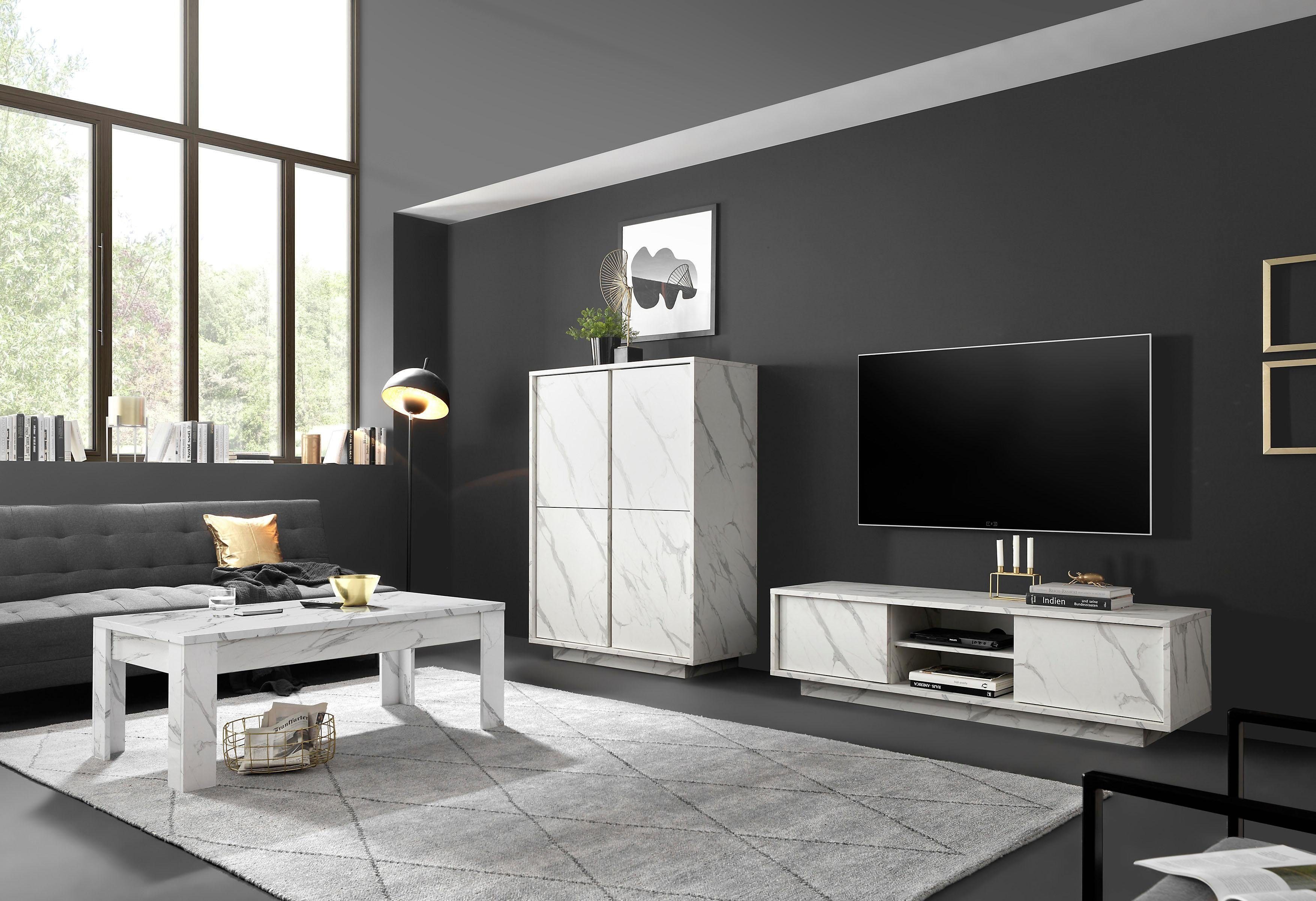 INOSIGN Couchtisch Carrara, (125 x 65 cm)