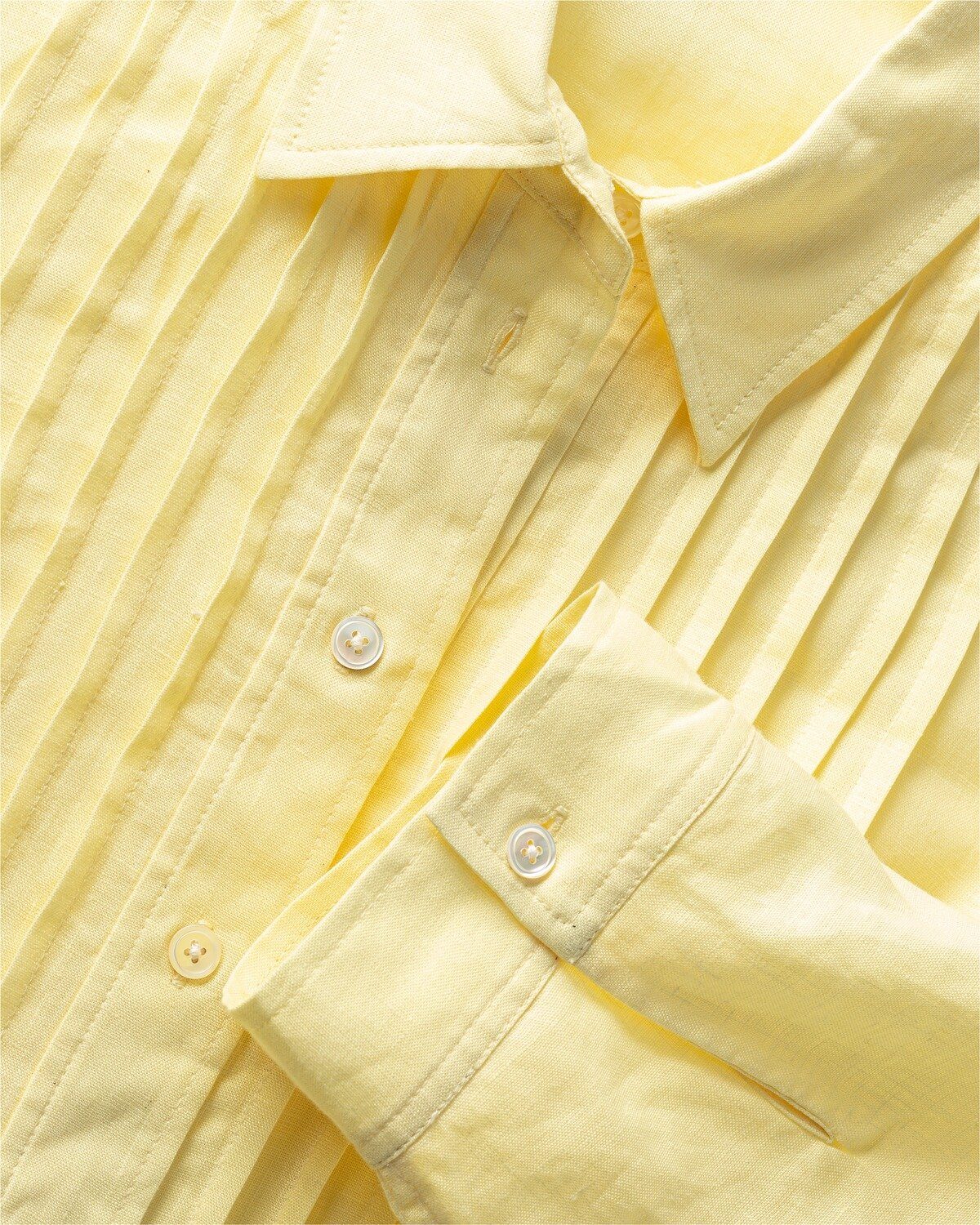 Highmoor Hemdbluse Leinenbluse mit Biesen