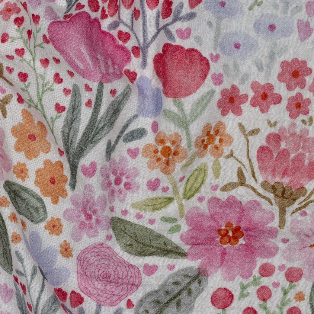 MAGAM-Stoffe Stoff "Paul", Musselin Mulltuch Kinder 100% Baumwolle ÖKO-TEX Meterware ab 50cm